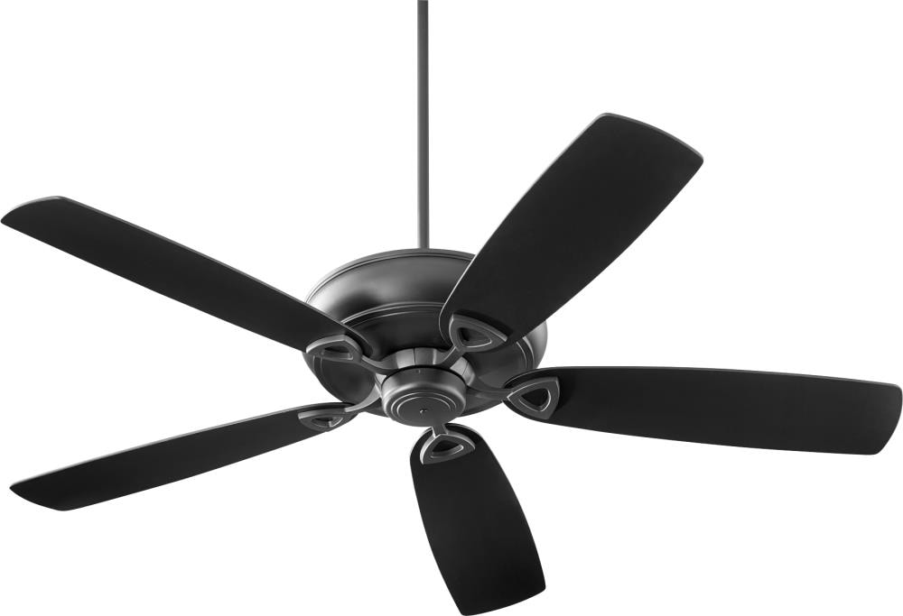 Quorum International 40625-69 Alto 62-in Noir with Matte Black Blades Ceiling Fan Without Light ( 5 -Blade )