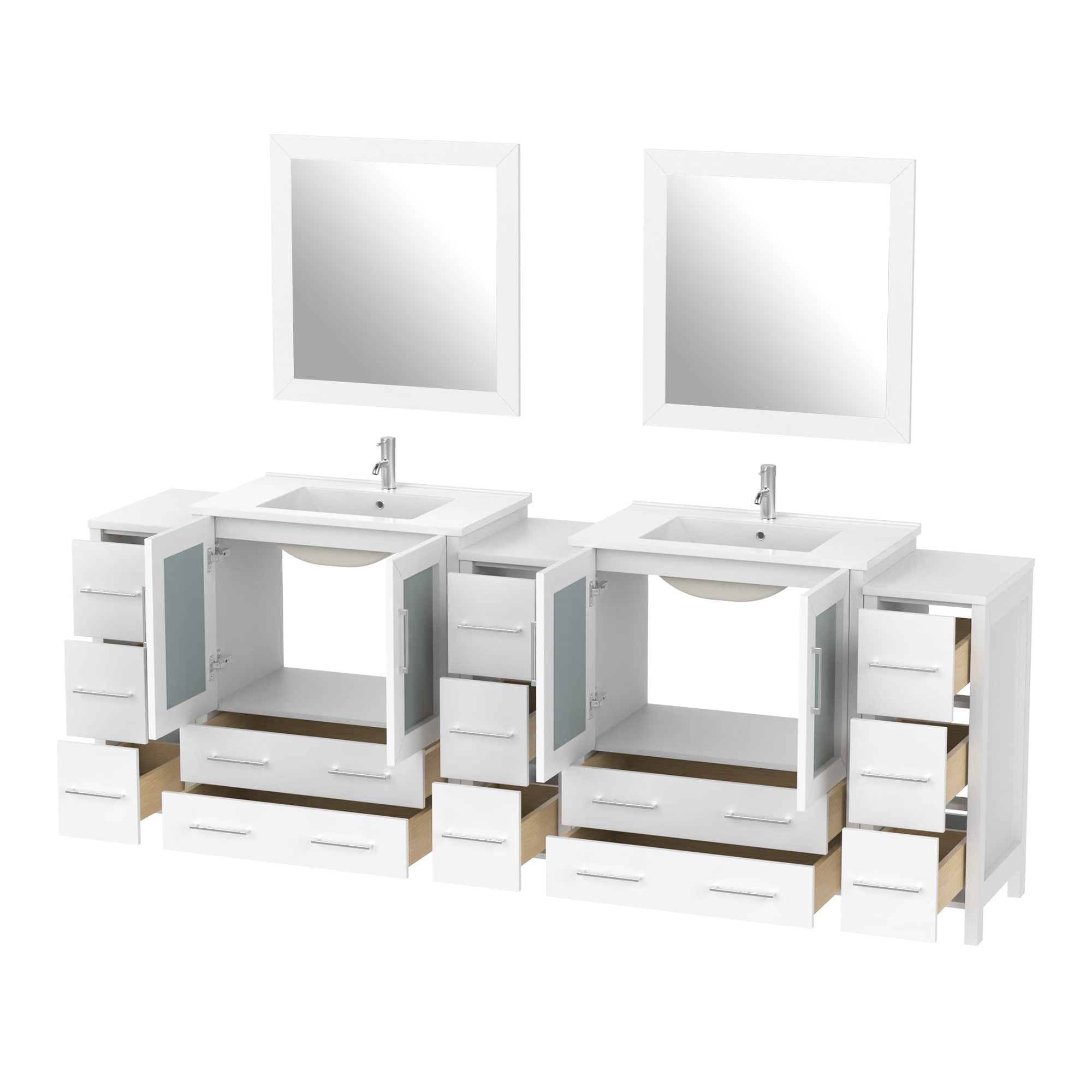 Vanity Art VA3030-96W Bath-Vanity-Combo - View #7