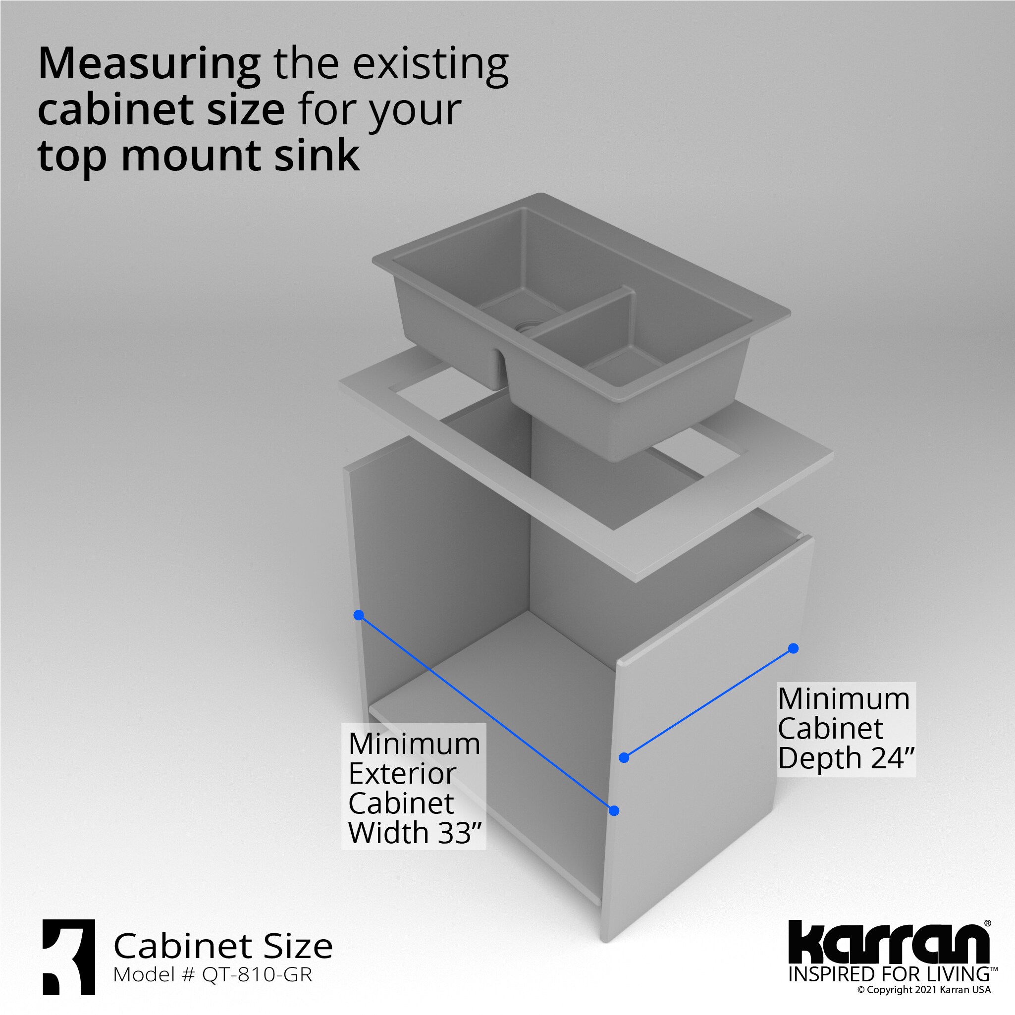 Karran QT-810-GR Kitchen-Sinks - View #11
