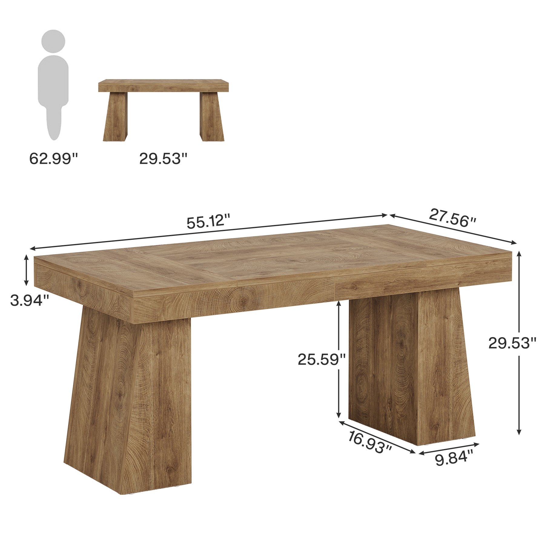 Tribesigns LWFD-JW1021 Office-Tables - View #5
