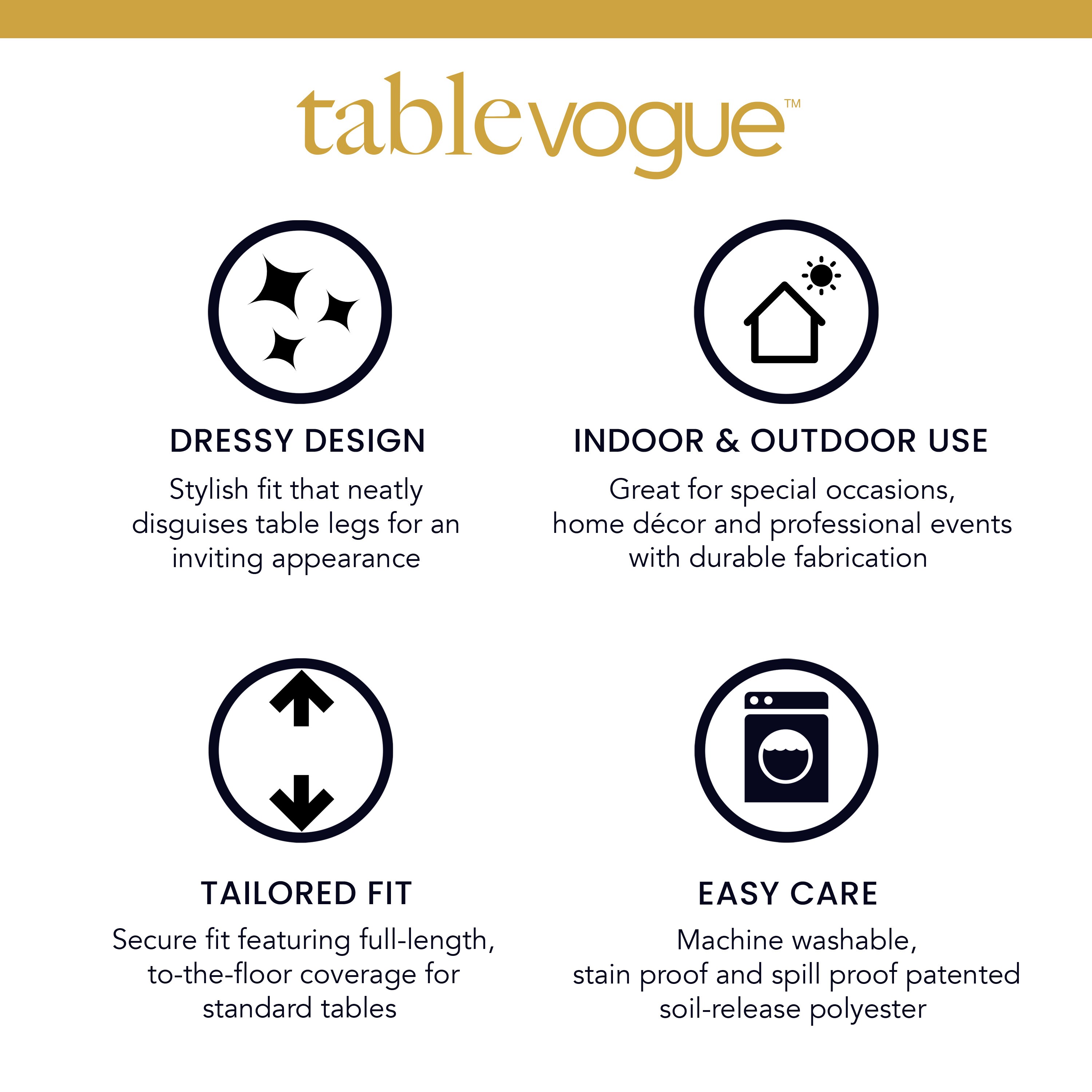 WestPoint Home 028828404411 Table-Covers - View #5