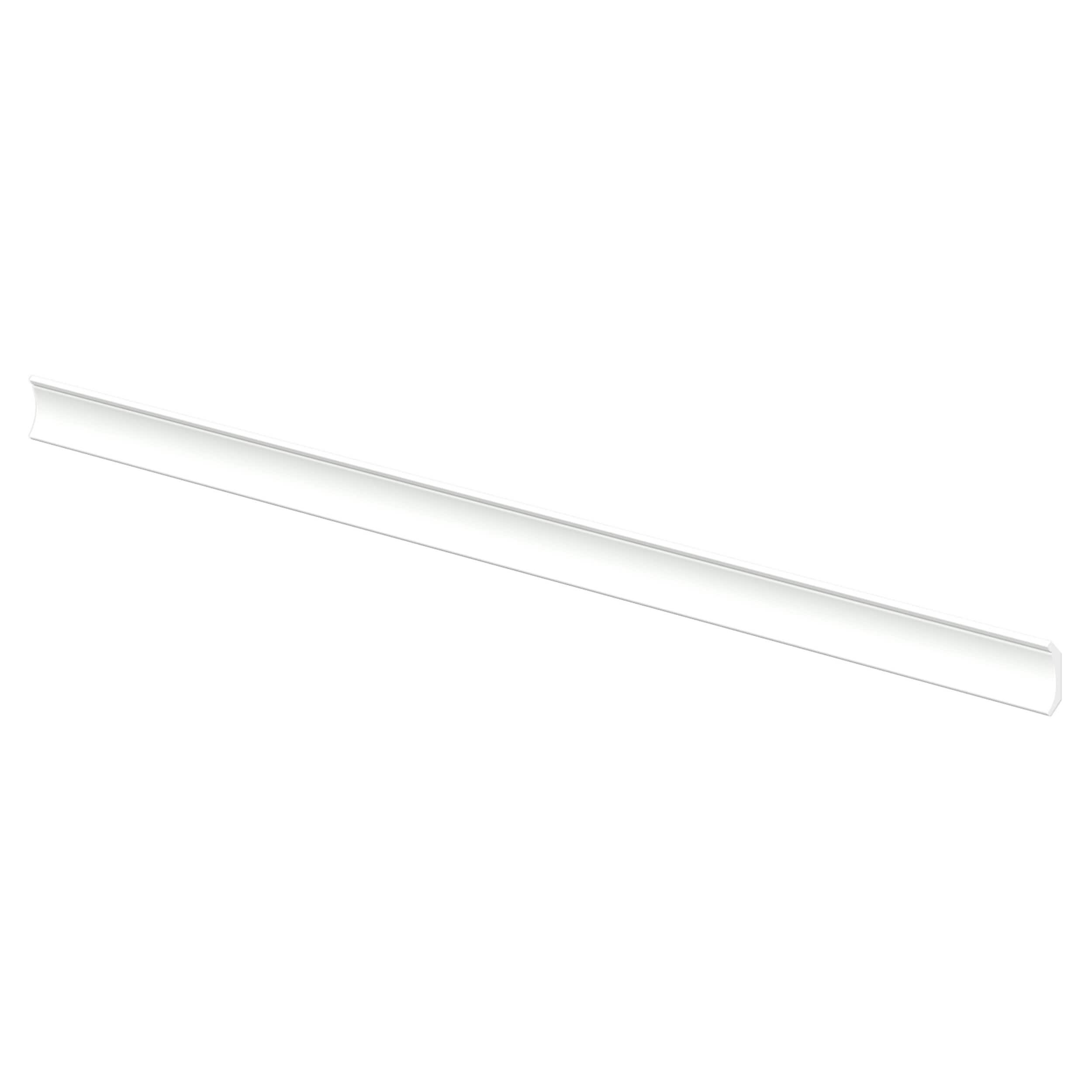 Hugo&Borg MCROWN8-GL PRO Glendale Cabinet Crown Moulding 4-in W x 96-in H x 1-in D Pure White Painted