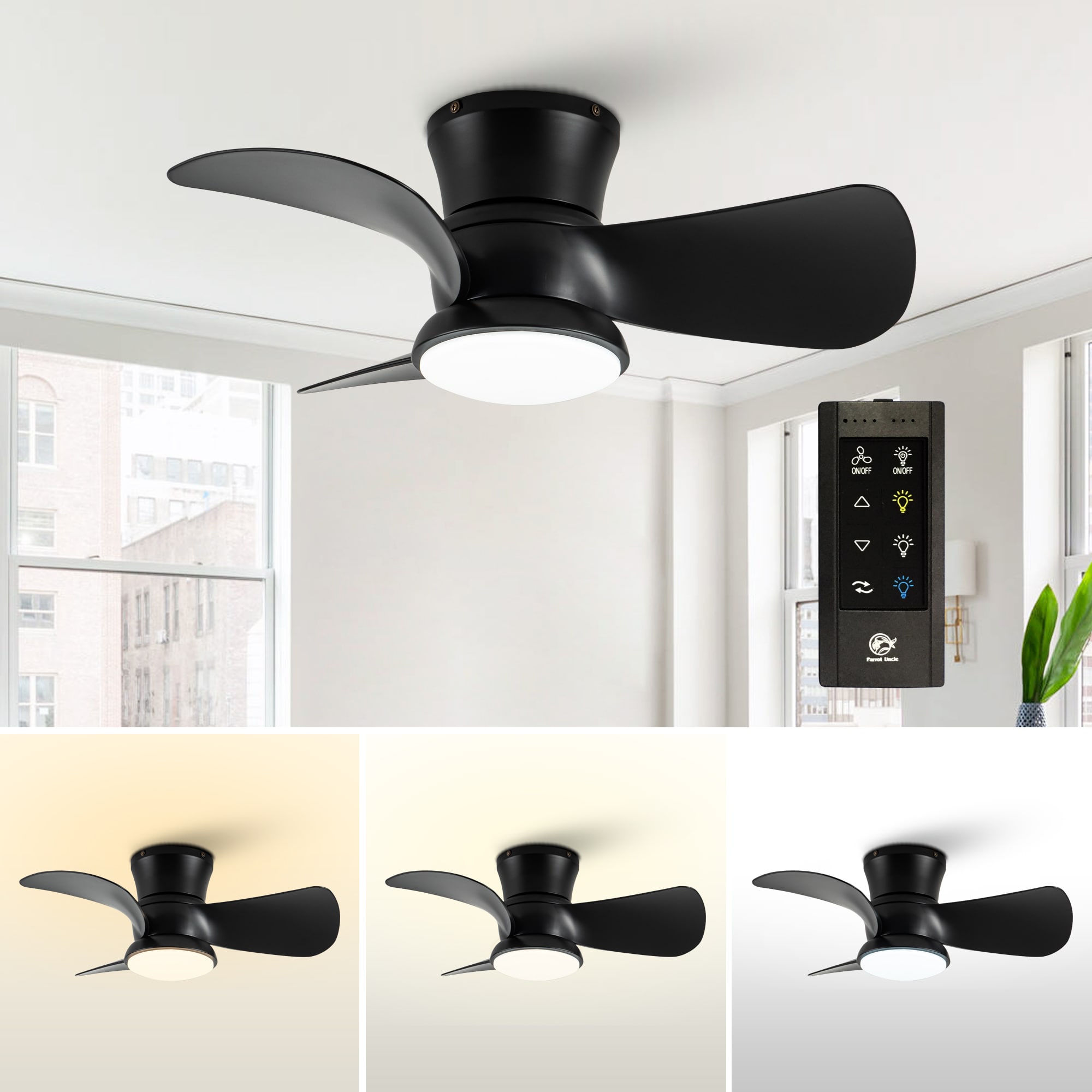 Parrot Uncle F6372BK110V Ceiling-Fans - View #6
