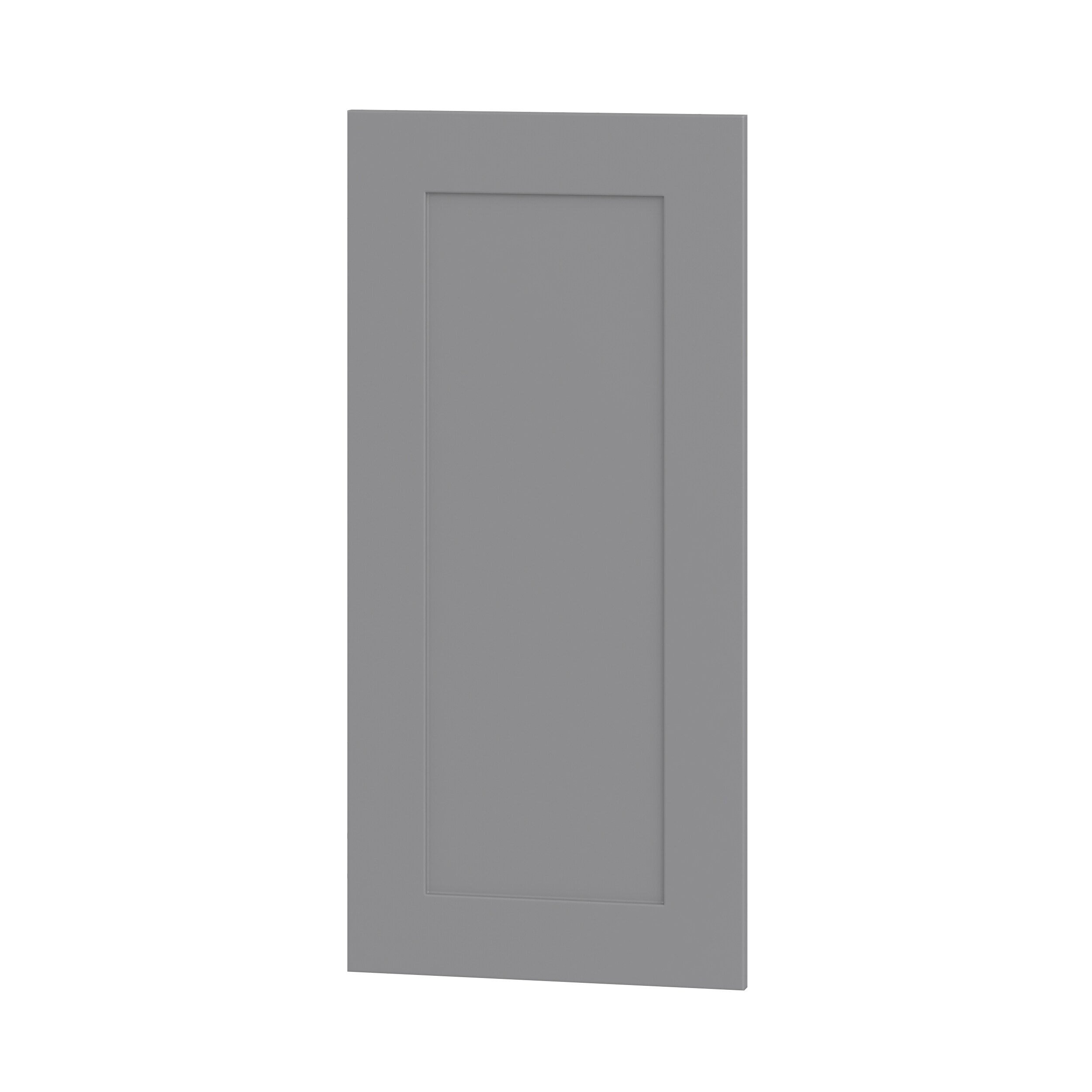 Hugo&Borg DSDR16.535-BM Beaumont 16.5-in W x 35-in H Slate Gray Shaker Wall cabinet door (Fits 18-in x 30-in wall box )