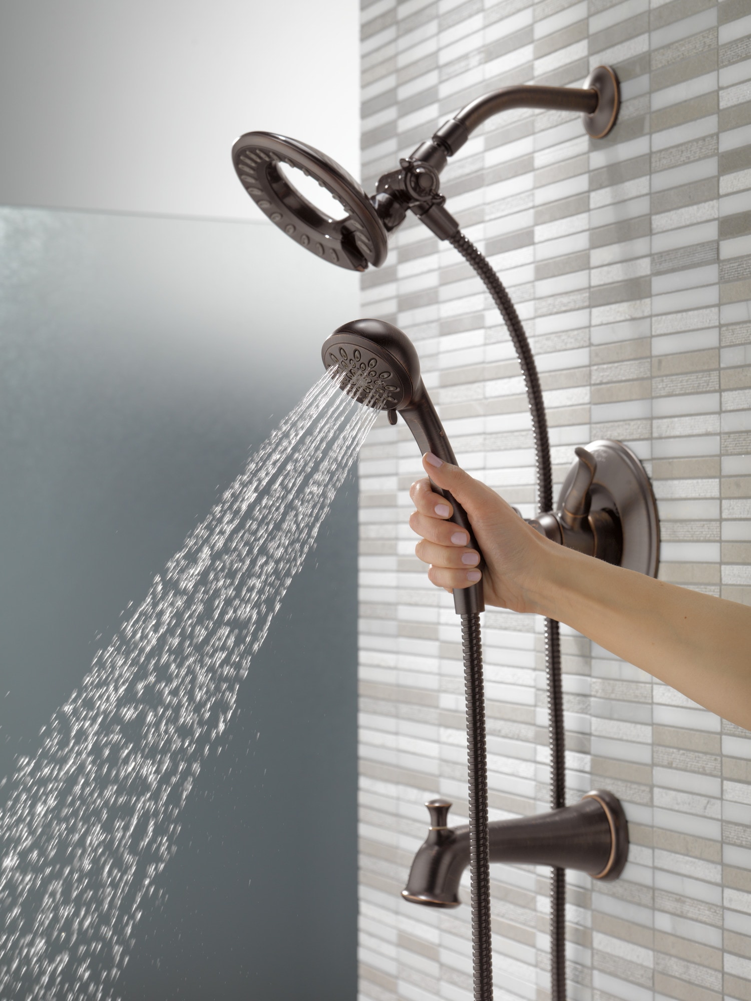 Delta T17494-RB-I Tub-Shower-Faucets - View #17