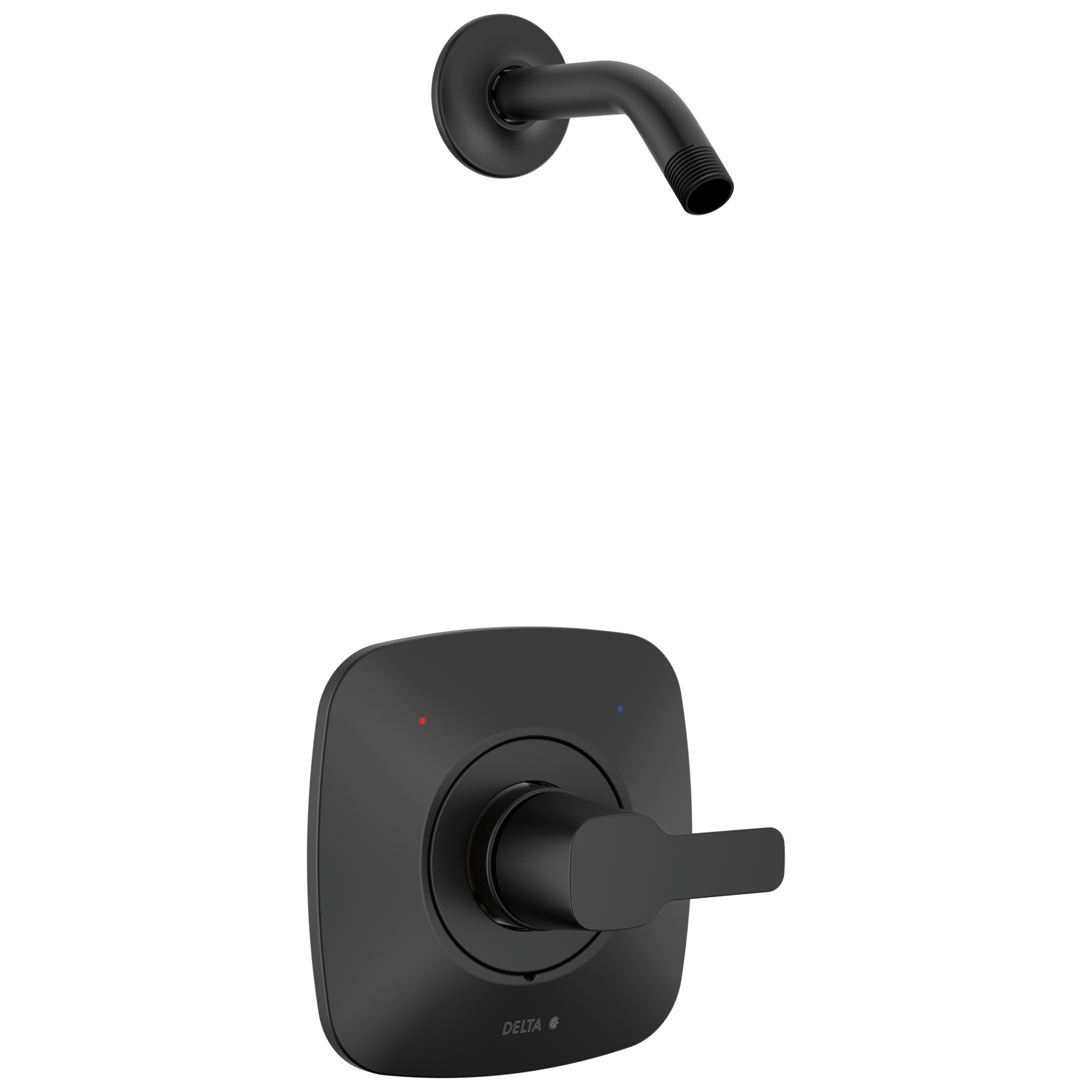 Delta T142339-BLLHD-PP Modern Matte Black 1-handle Sold separately Shower Faucet