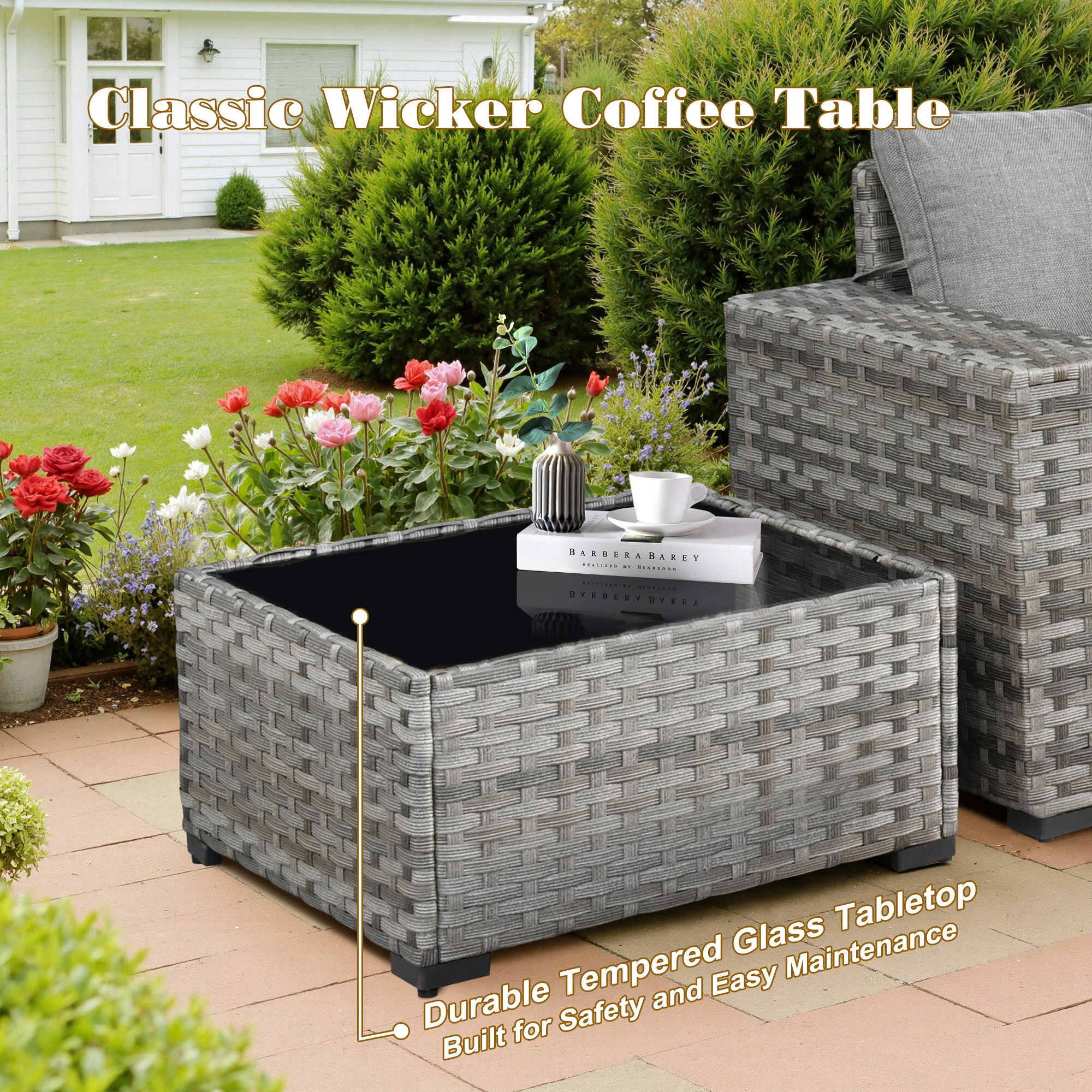 Pouuin SCFPBBR2-9 Patio-Sofas-Daybeds - View #10