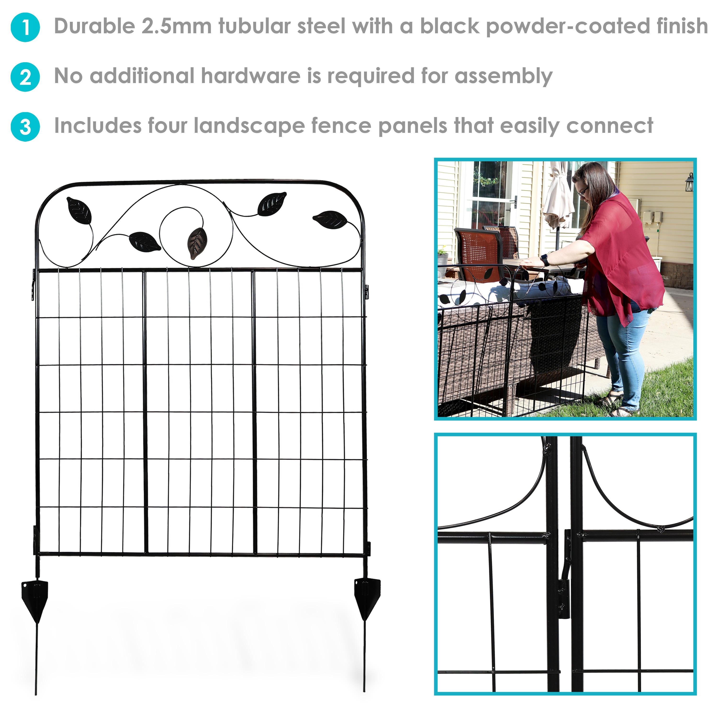 Sunnydaze Decor HBM-408 Garden-Trellis - View #6