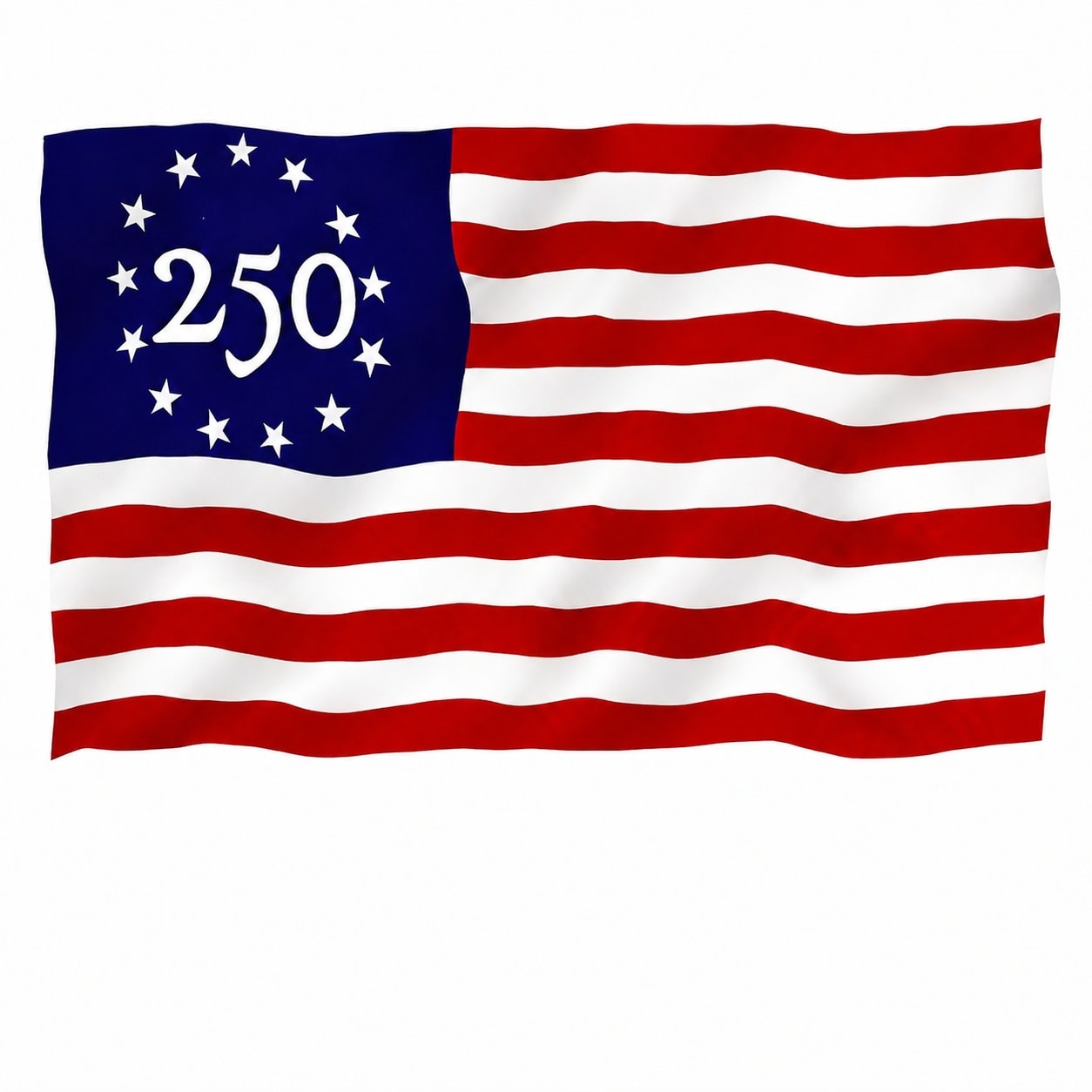 Aoibox Embroidered 250th Anniversary Betsy Ross USA Flag 3 x 5 ft Nylon ...