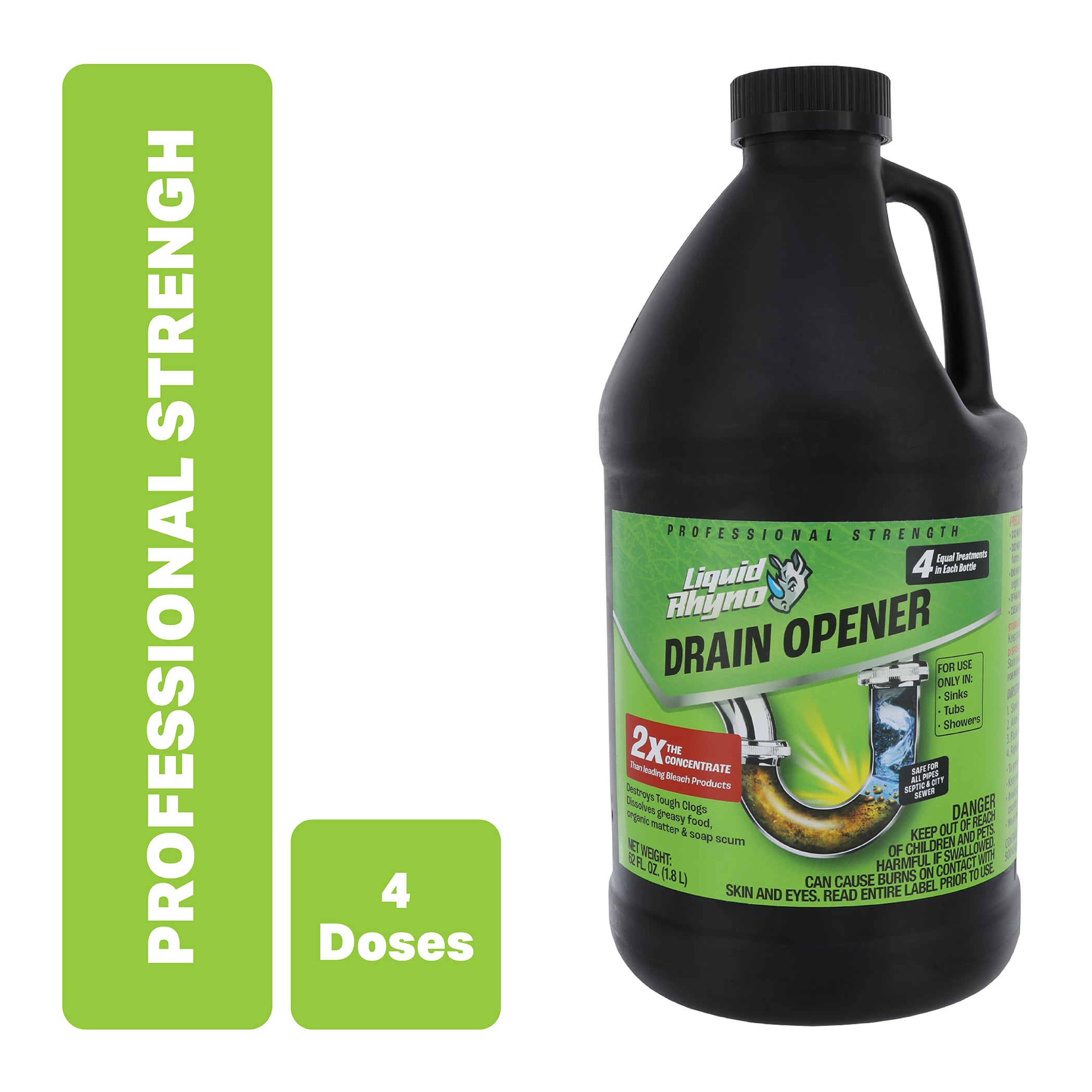 Danco 10963 Liquid Rhyno 62 Fluid ounce(s) Drain Cleaner Pour bottle