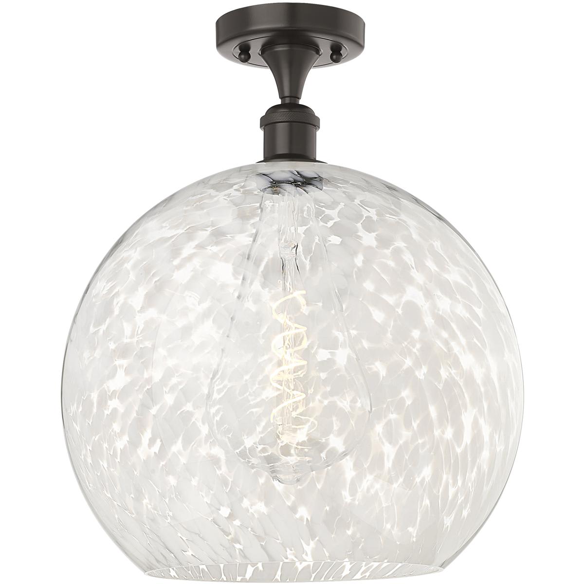 Innovations Lighting 2672417 516-1C-OB-G1216-14WM Ballston White Mouchette