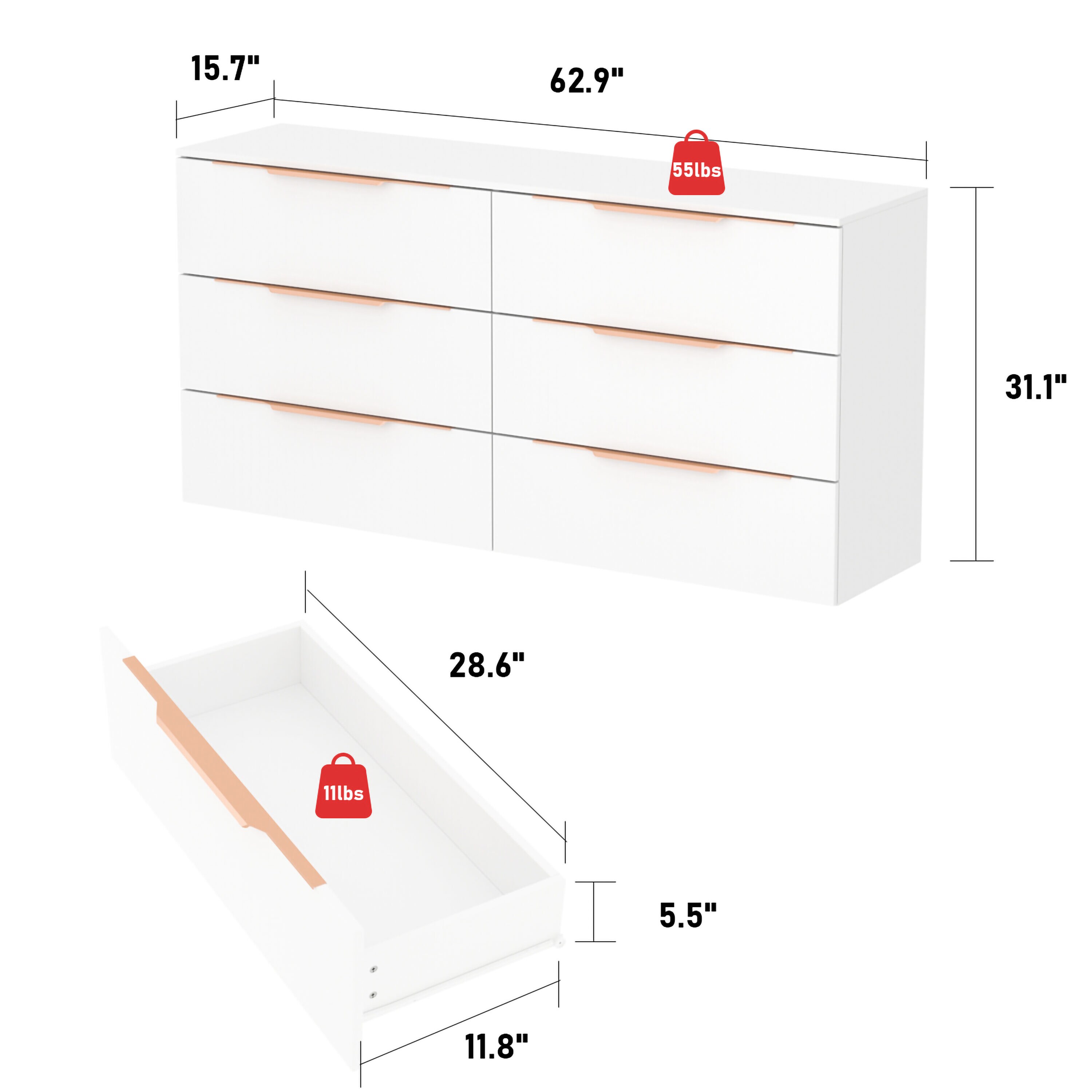 FUFU&GAGA LJY-KF200151-02 dressers - View #9