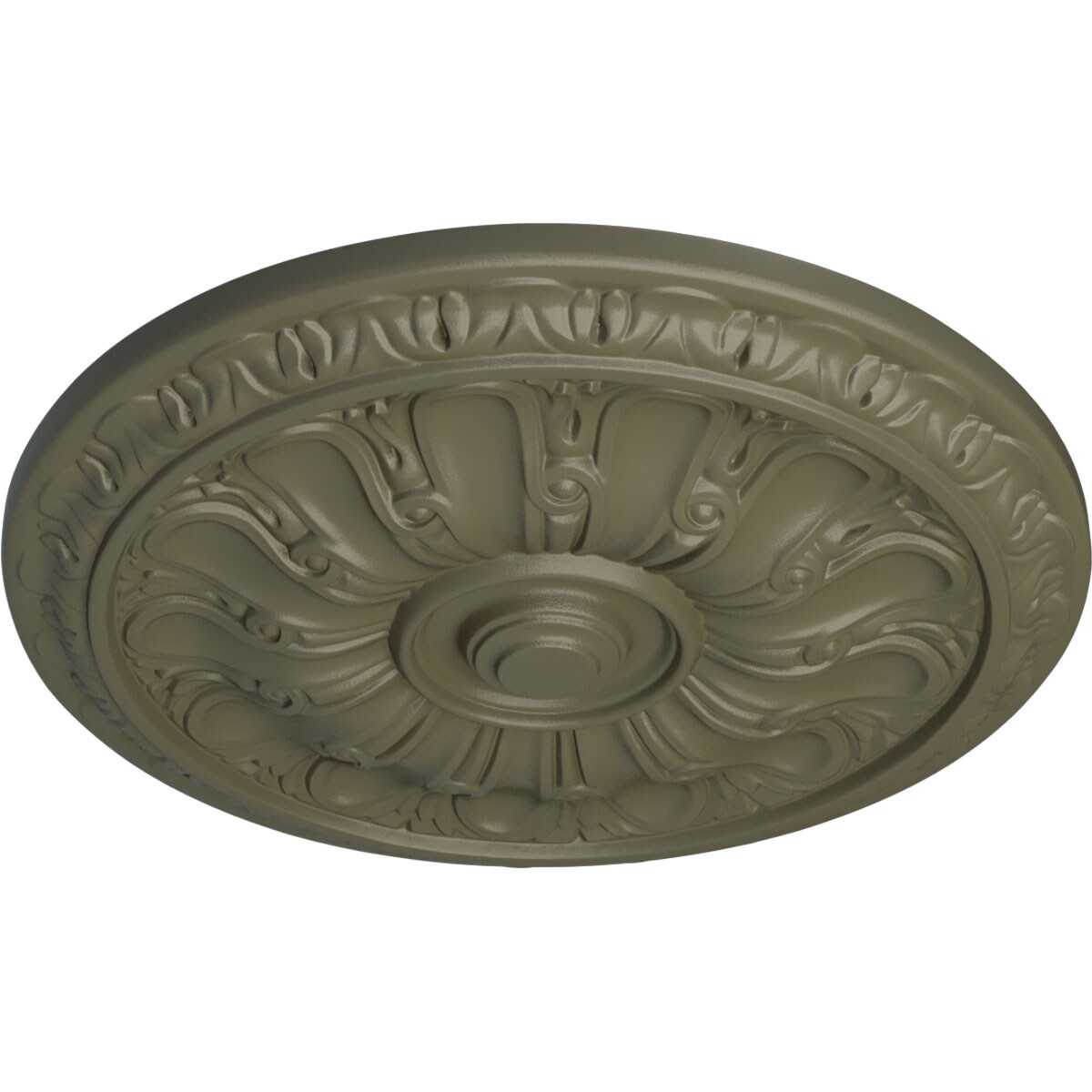 Ekena Millwork CM16KISSF Ceiling-Medallions - View #2