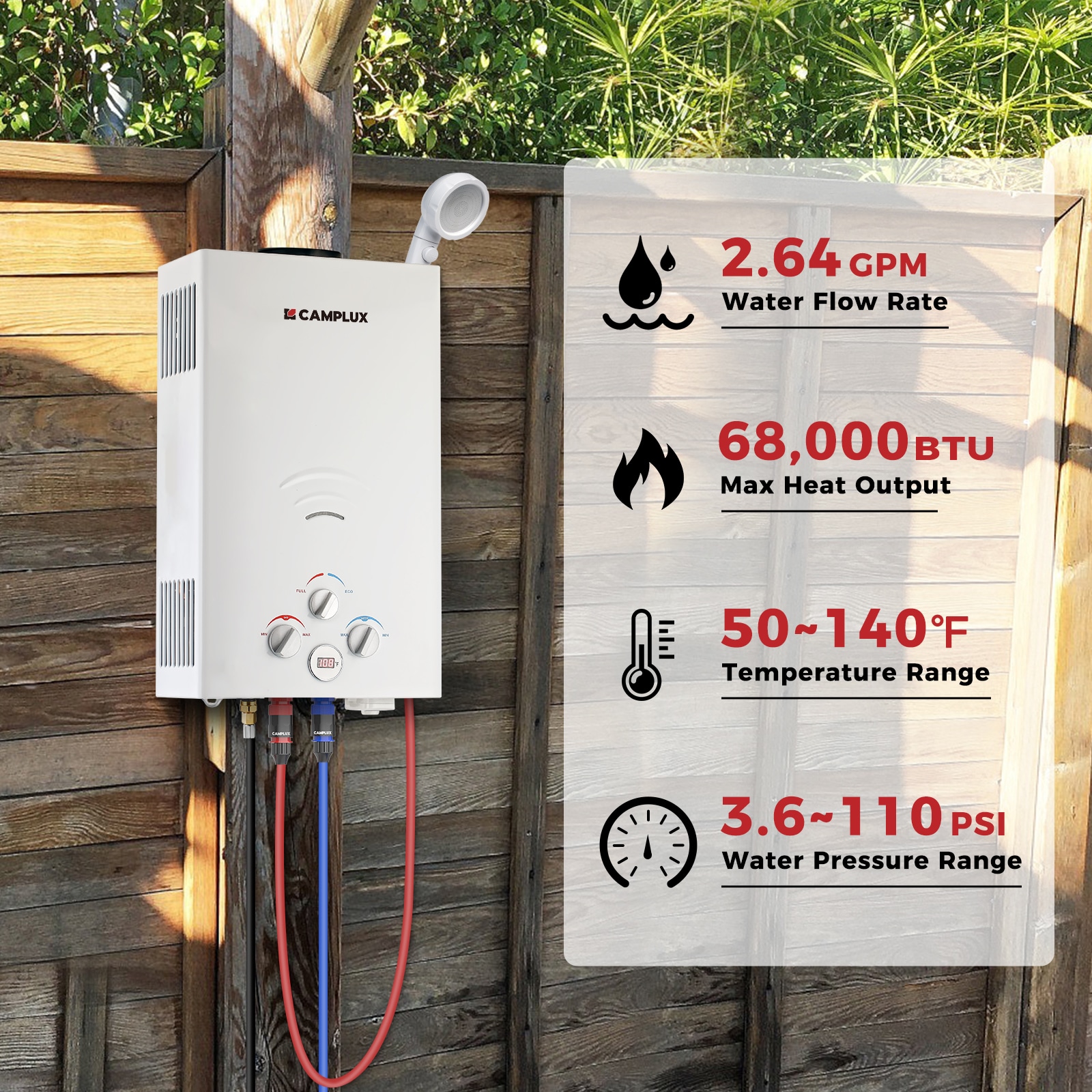 Camplux BW264-N Gas-Water-Heaters - View #5