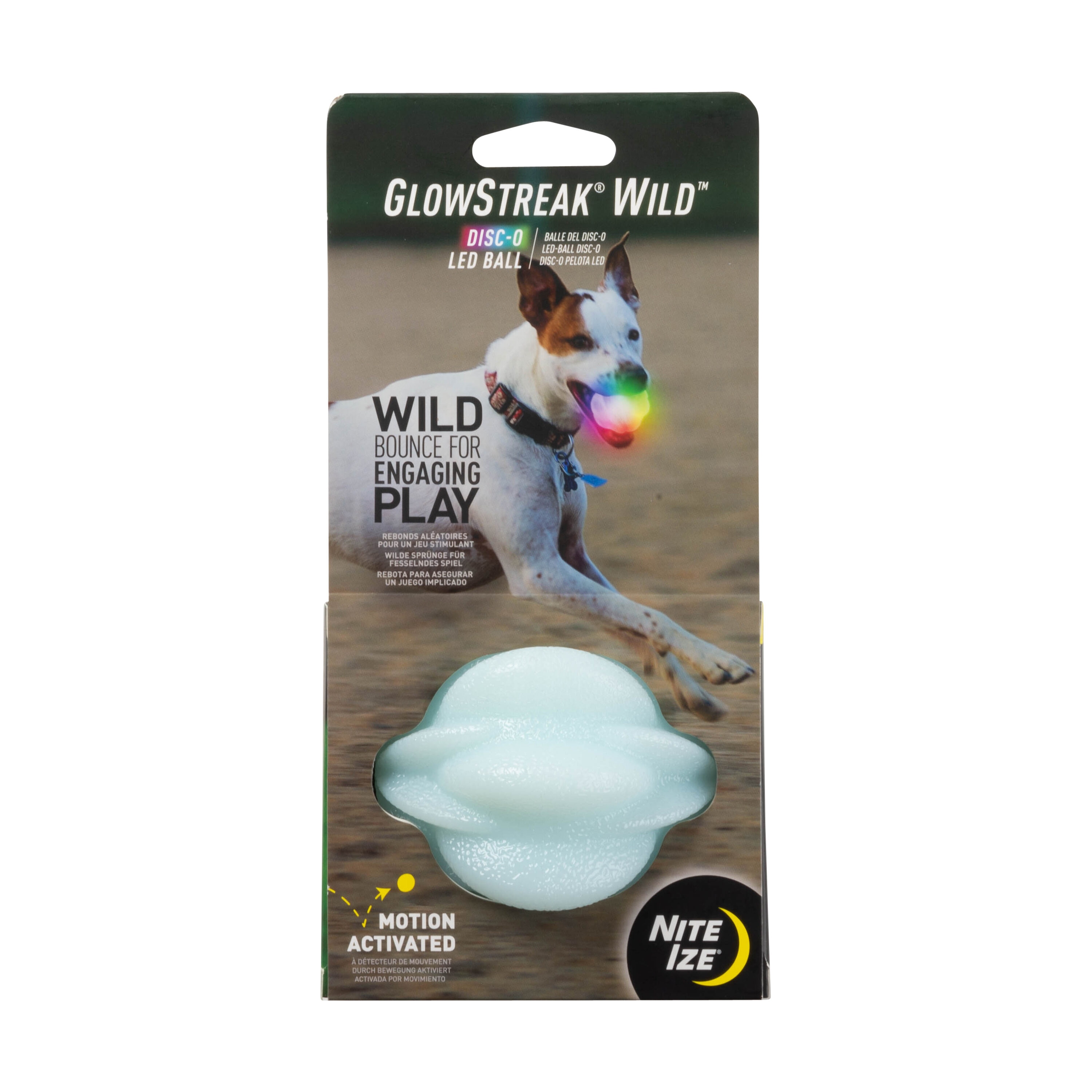 Nite Ize GlowStreak Wild TPR Rubber Dog Toy in the Pet Toys department at
