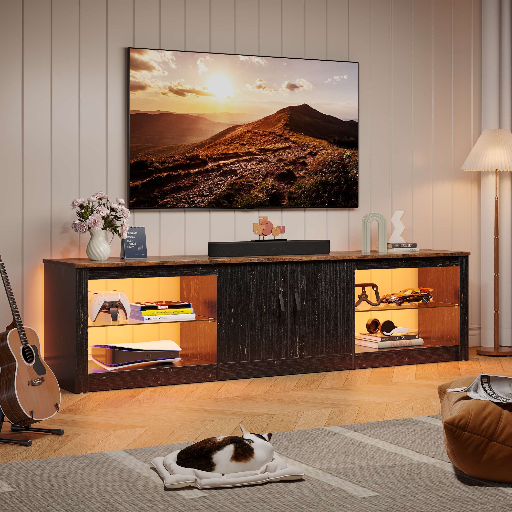 Bestier LOW-T108I-BLK Tv-Stands - View #3