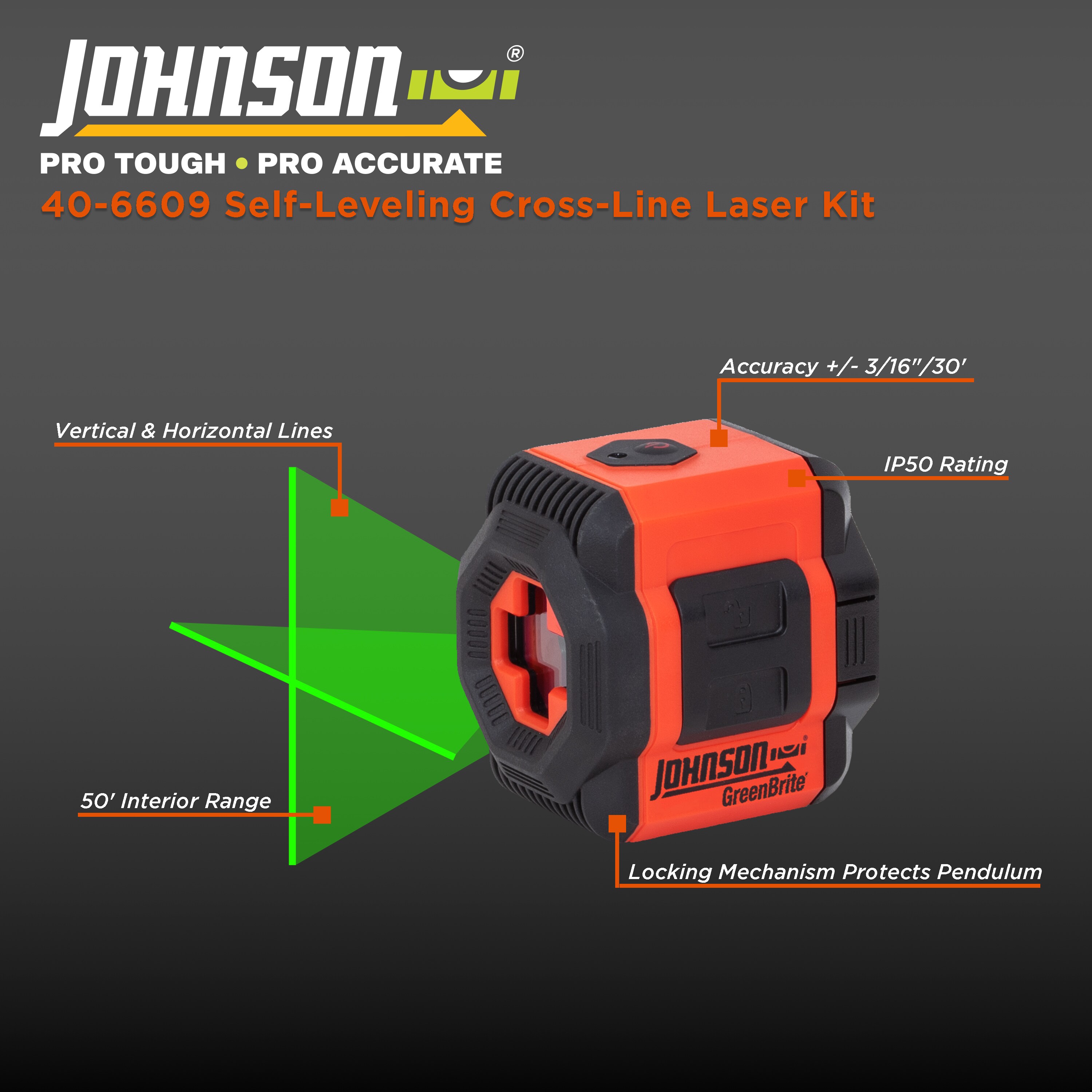 Johnson Level 40-6609 Laser-Level - View #3