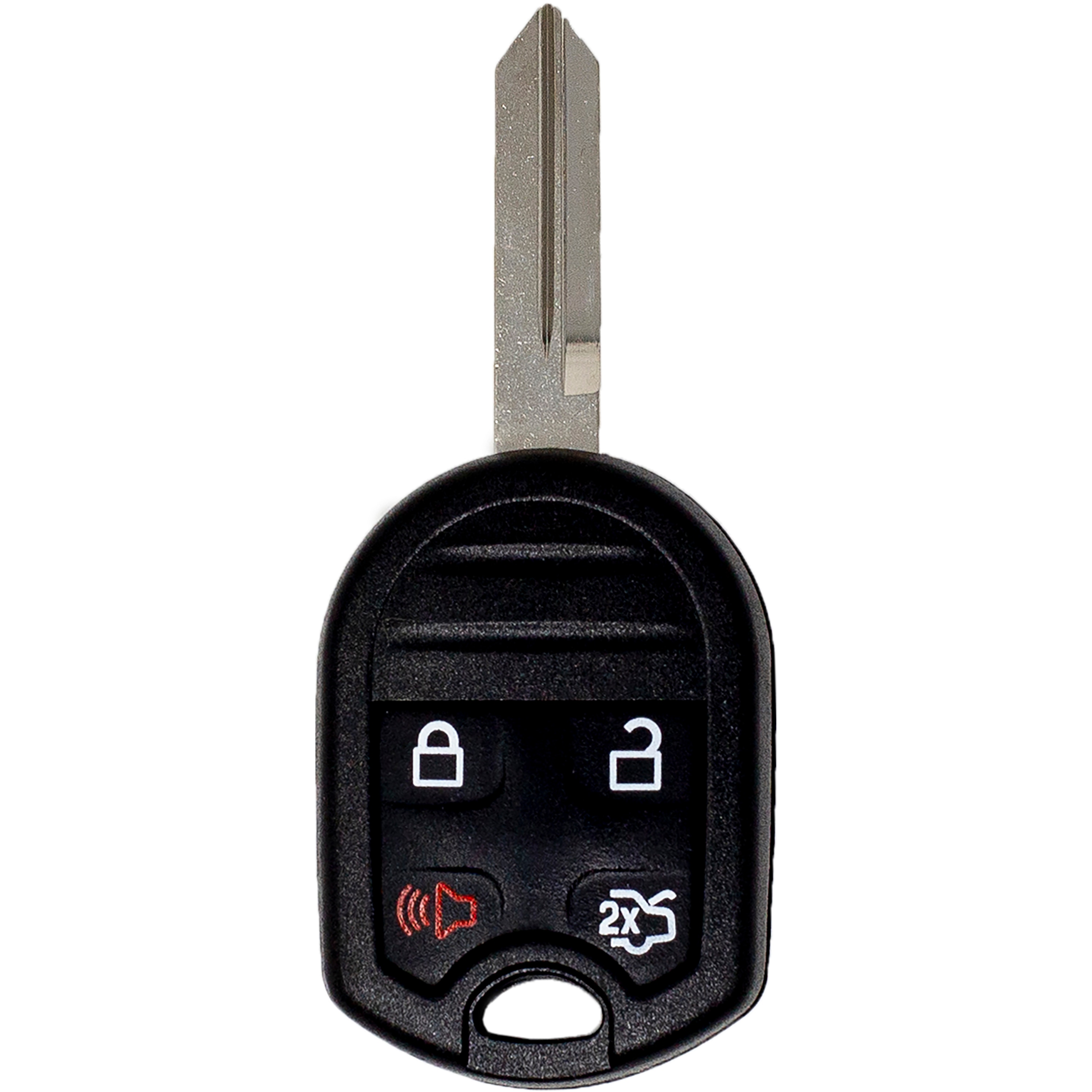 Car Keys Express Black 4 Button Remote and Key Combo with Edge Cut Blade  Brass Automotive Key Blank