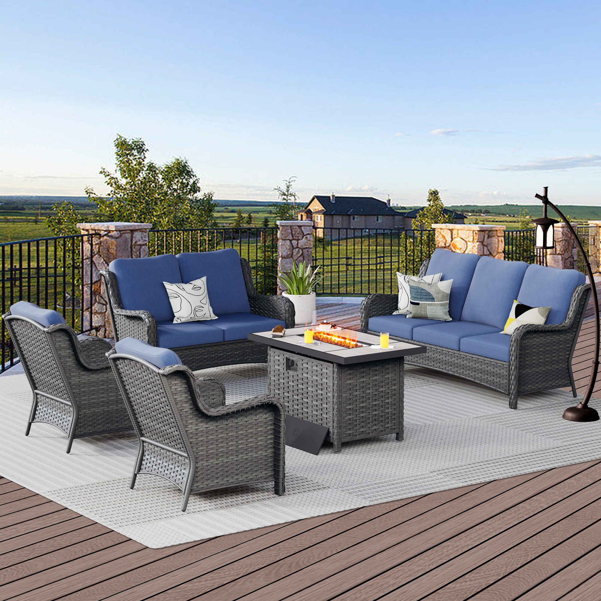 XIZZI XIGXCTL3153-CFP Patio-Conversation-Sets - View #2