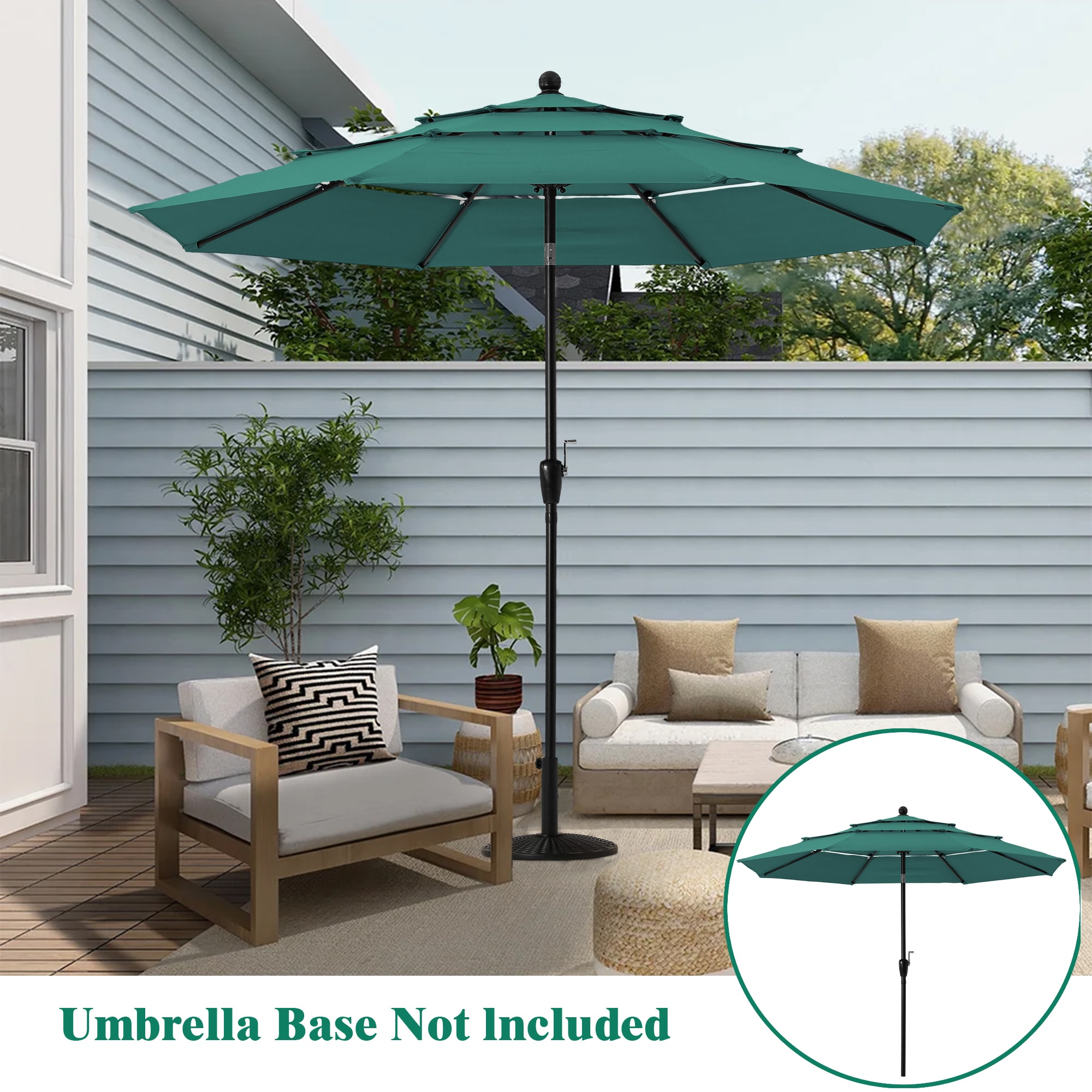 Clihome CLI-21ED37-4-TQ Umbrellas-2 - View #3