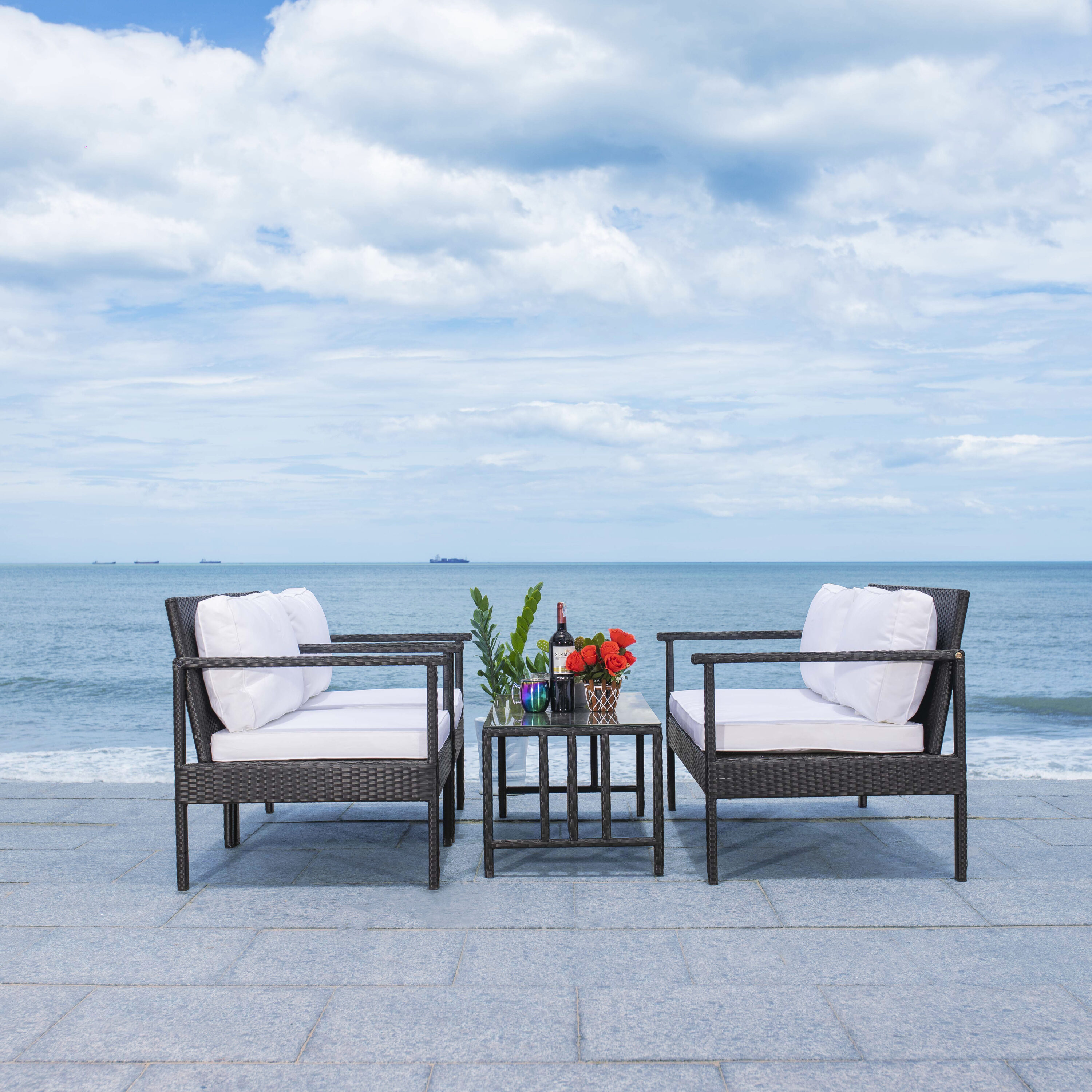 Safavieh PAT7714A Patio-Conversation-Sets - View #7
