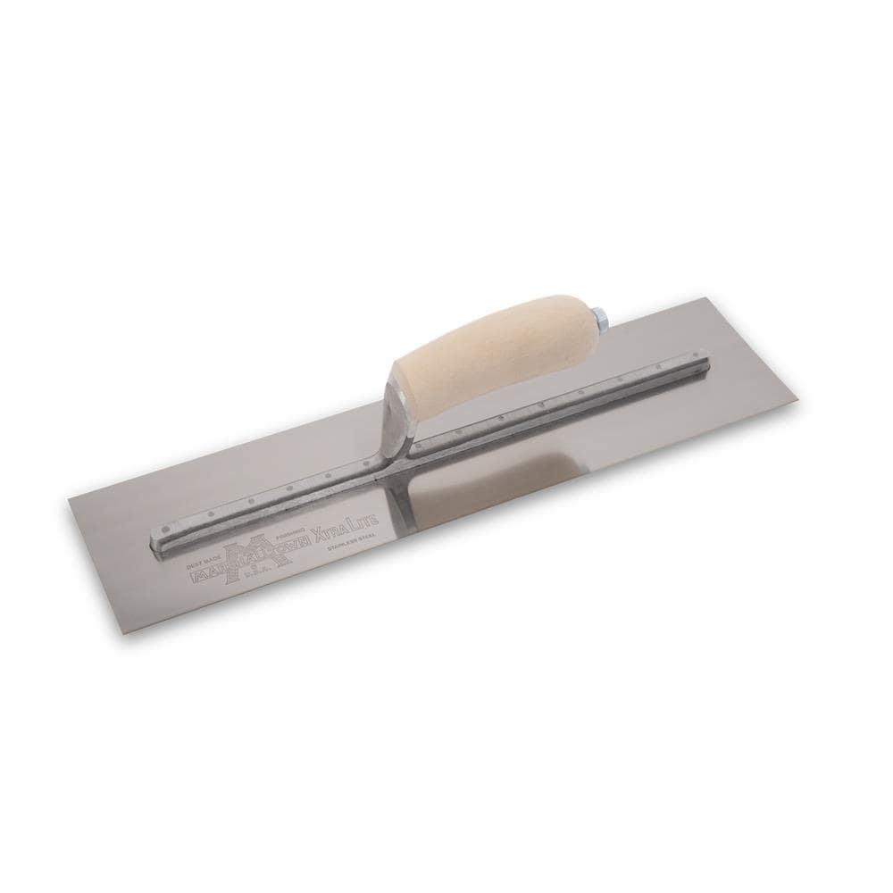 Marshalltown MXS205SS 20-Inches x 5-Inches Stainless steel Finishing Concrete Trowel