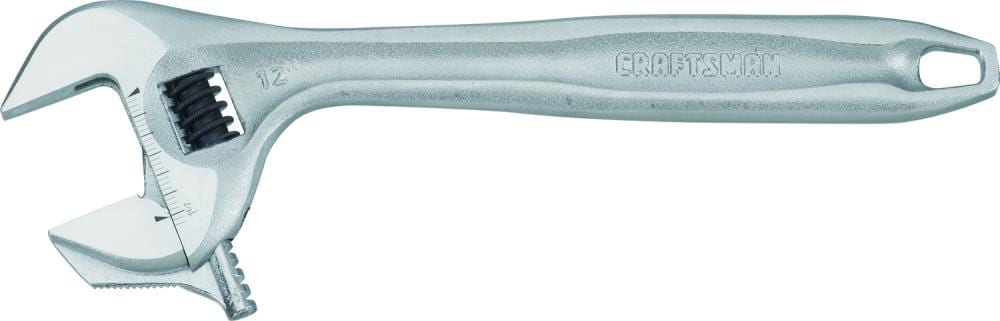 CRAFTSMAN 12-in Steel Reversible Adjustable Wrench in the Adjustable  Wrenches department at
