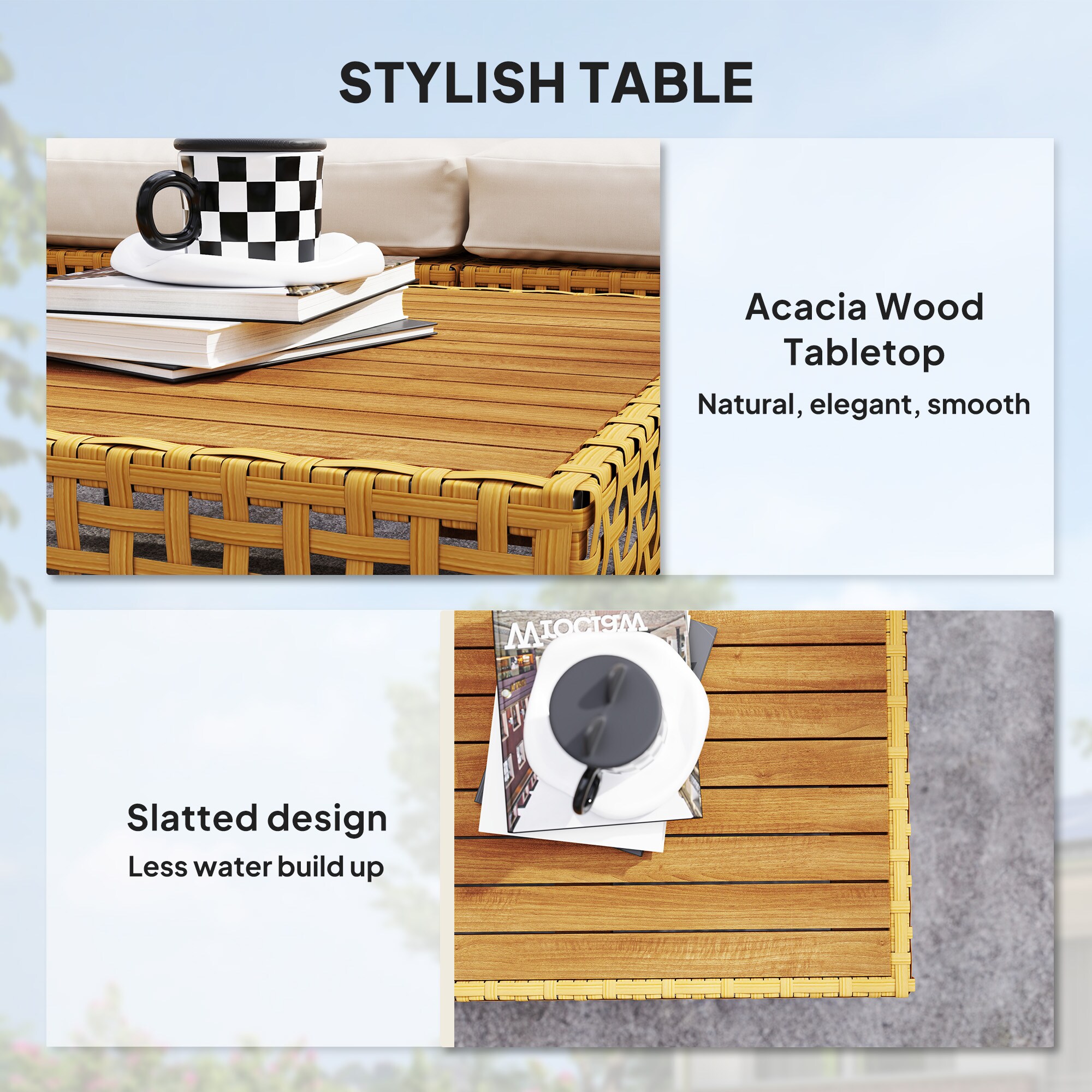 Outsunny 860-403V00KK Patio-Conversation-Sets - View #5