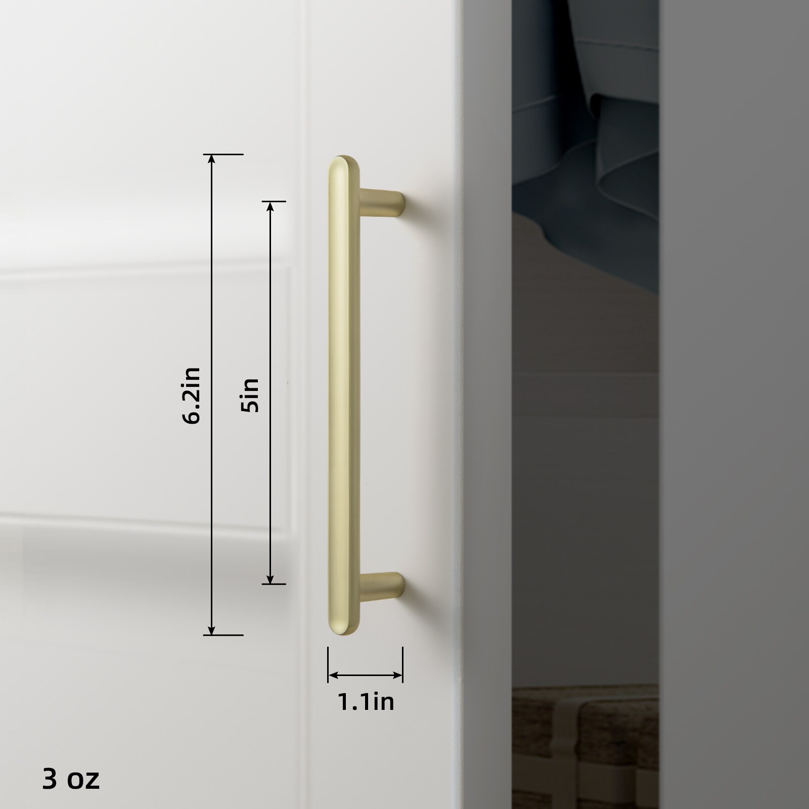 Miaokesen 6655TLS-128 Cabinet-Pulls - View #2