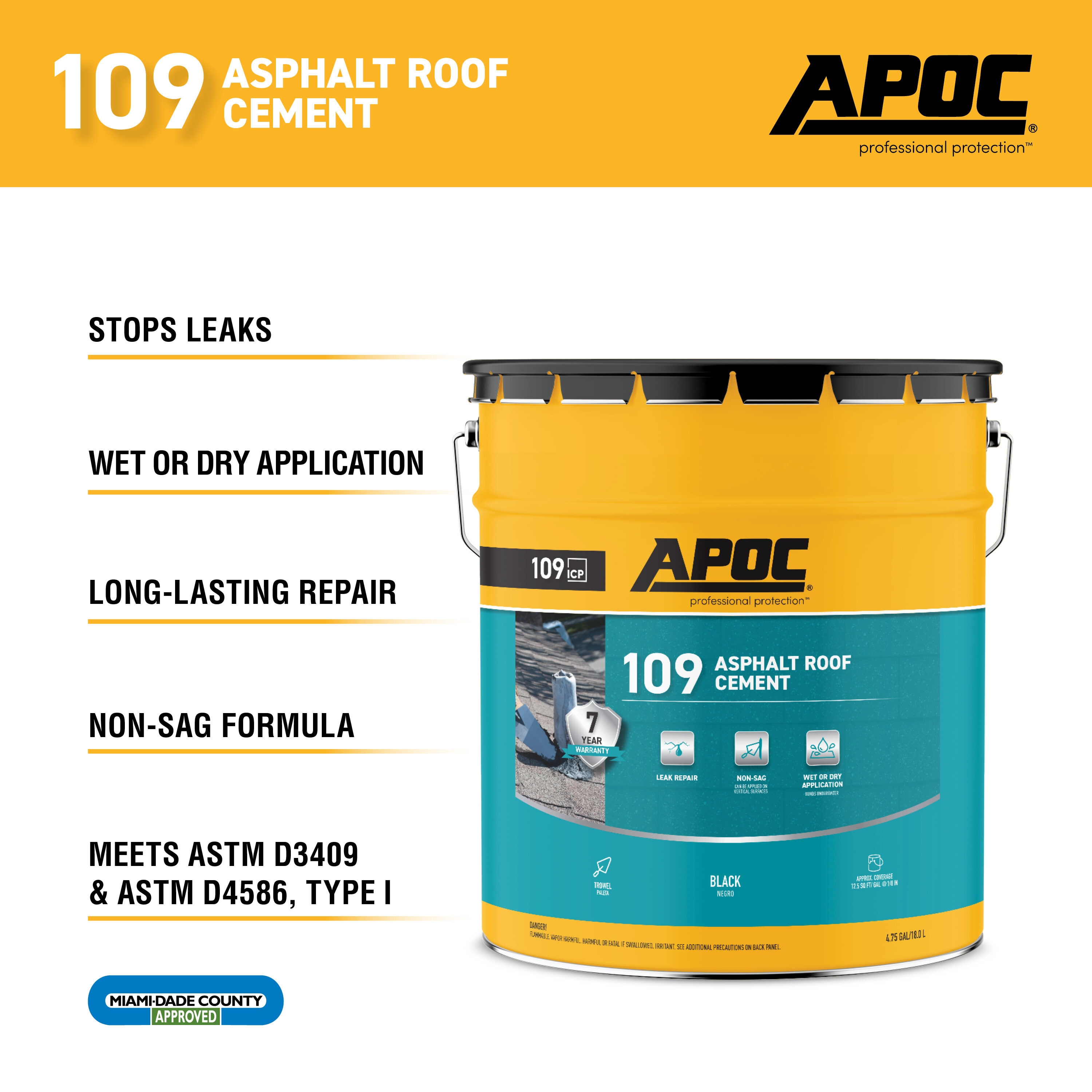 APOC® 121 Arizona® Plastic Roof Cement