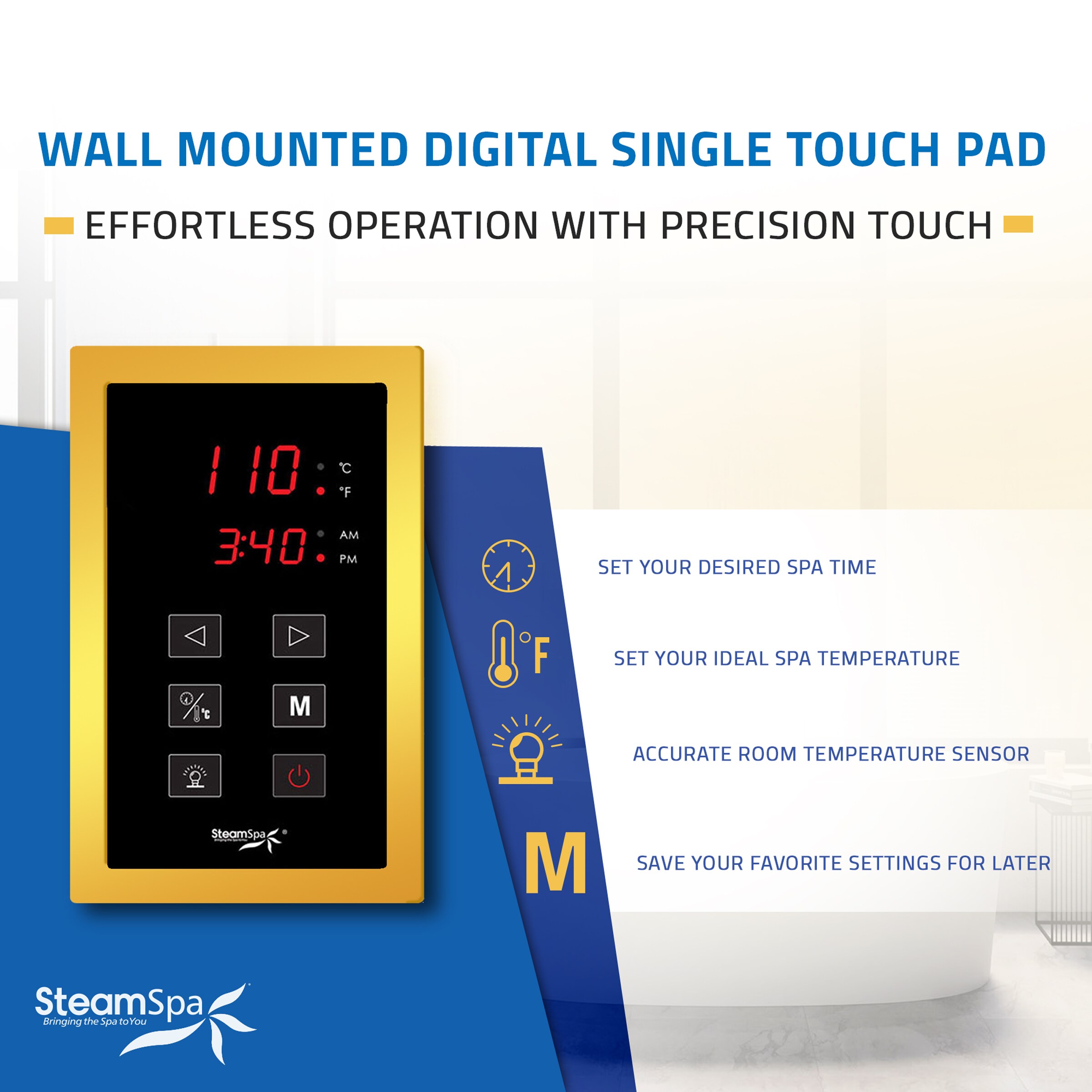 SteamSpa OATS900GD-A Steam-Showers - View #9