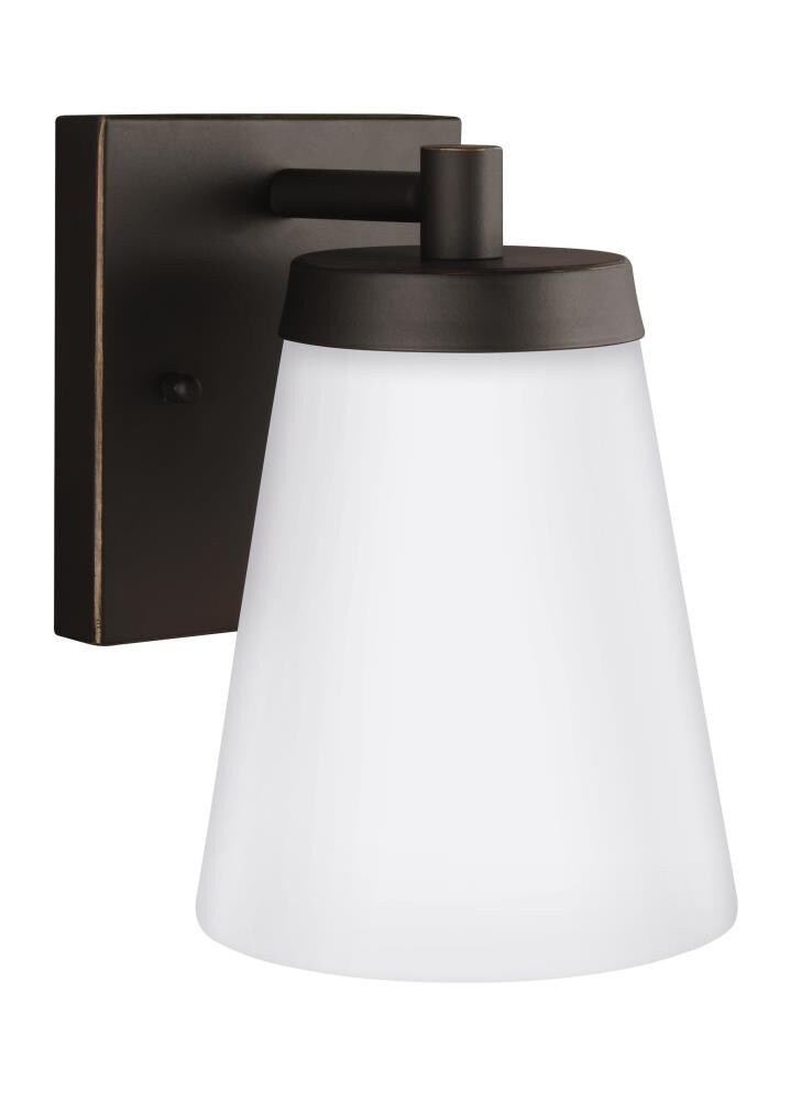 Generation Lighting 8538601EN3-71 Renville 1 -Light 7.375-in H Antique Bronze Hardwired Outdoor Wall Light