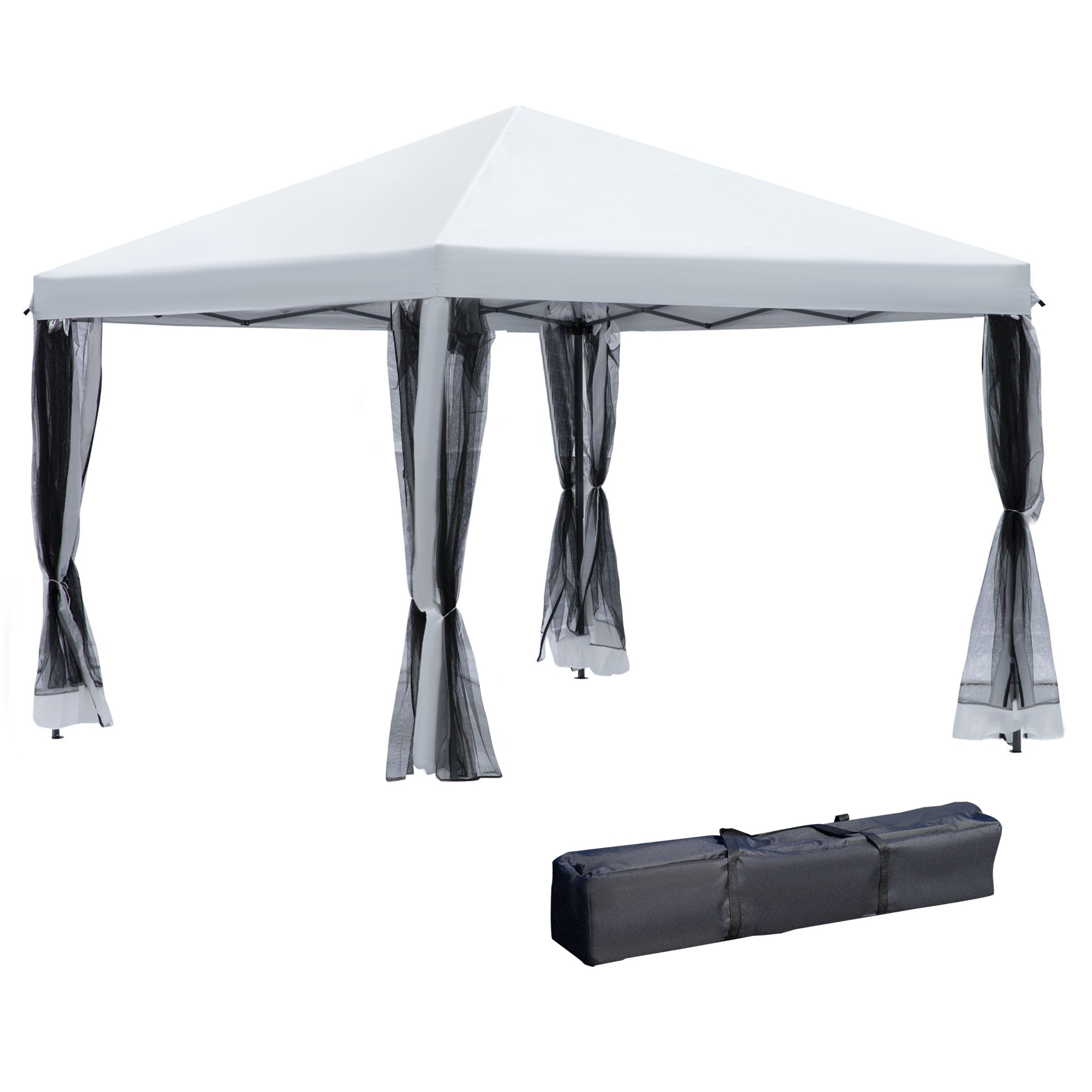 BABOOM BOM-1453WH-CO Wood-Resin-Gazebos - View #2