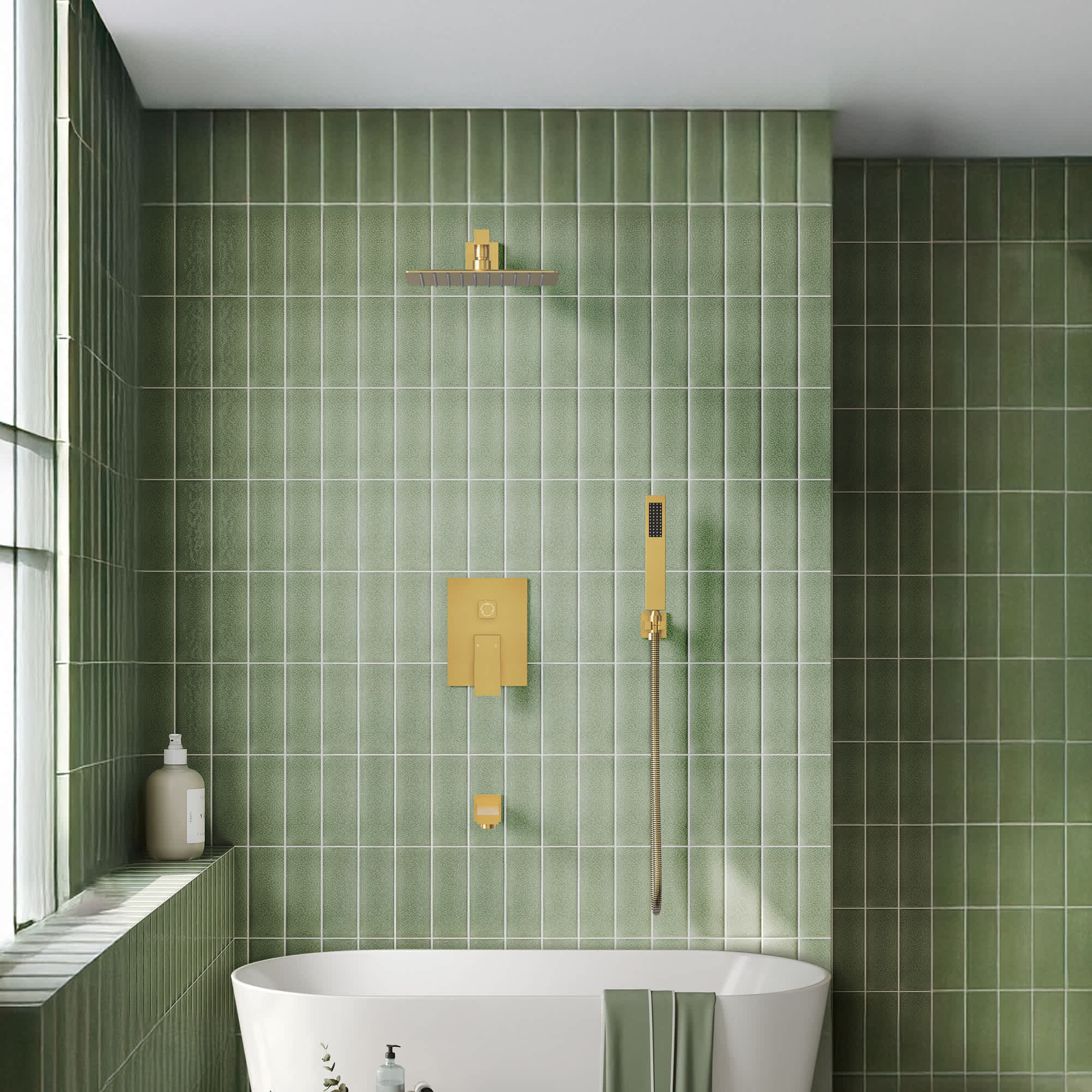 EVERSTEIN M6603GNI-B10BL Tub-Shower-Faucets - View #12