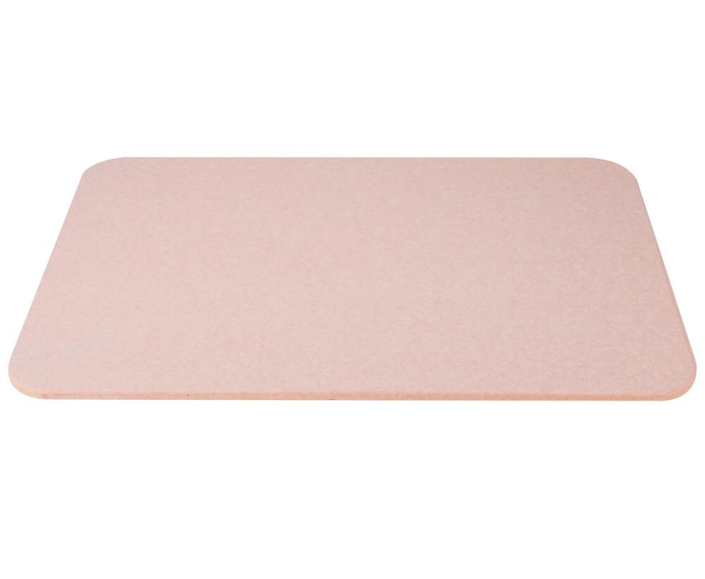 Mind Reader 23.5-in x 15.25-in Grey Foam Bath Mat in the Bathroom