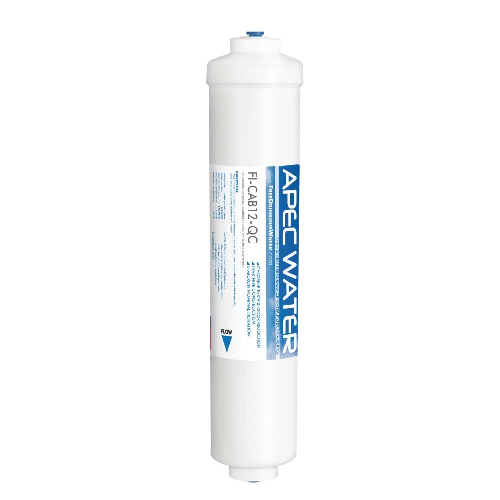 APEC Water FI-CAB12-QC Lite Commercial FI-CAB12-QC 12-in Quick Connect Under Sink Replacement Filter