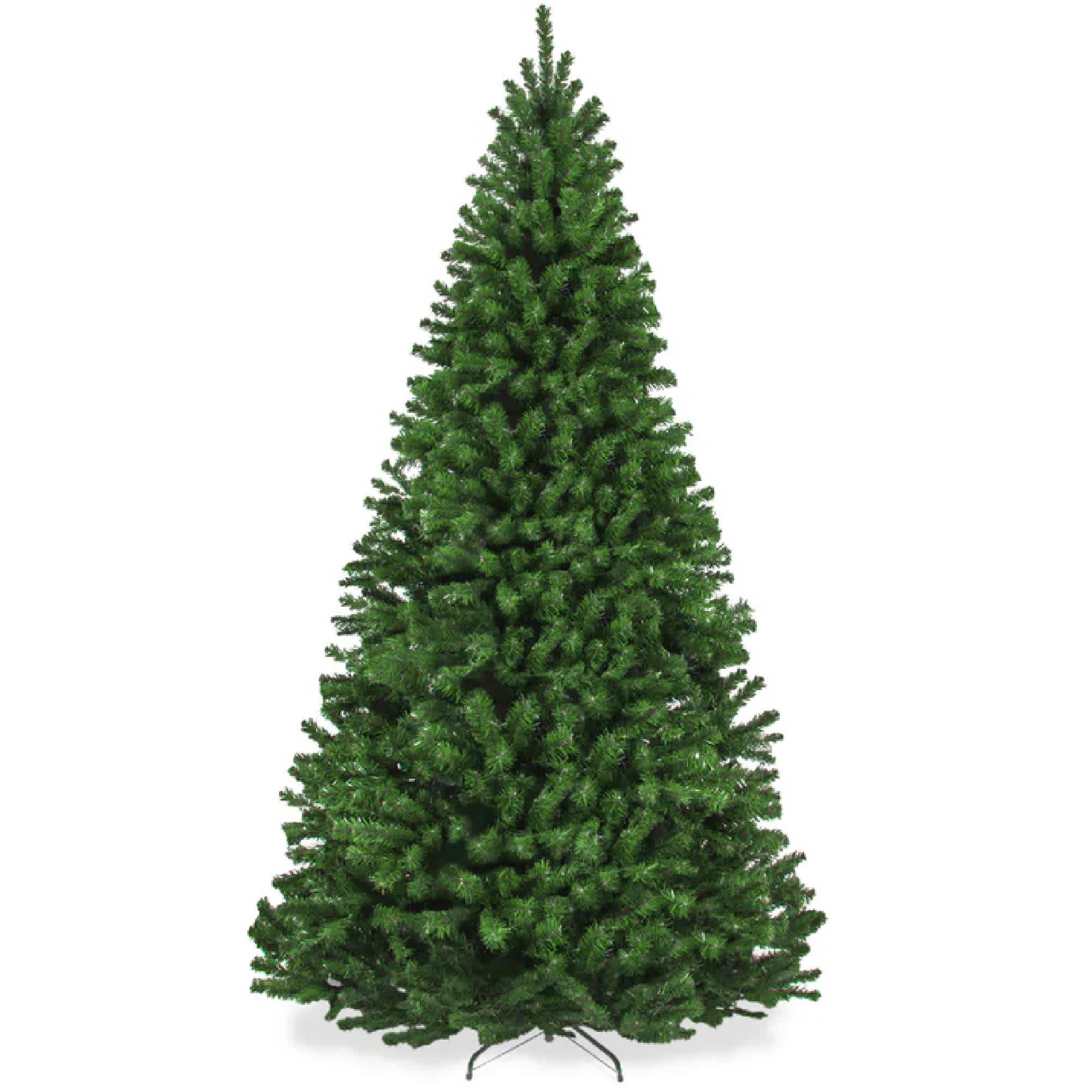 Best Choice Products SKY8376 Artificial Christmas Tree 12ft Premium Unlit Spruce Design Dense Branches  Green Spruce