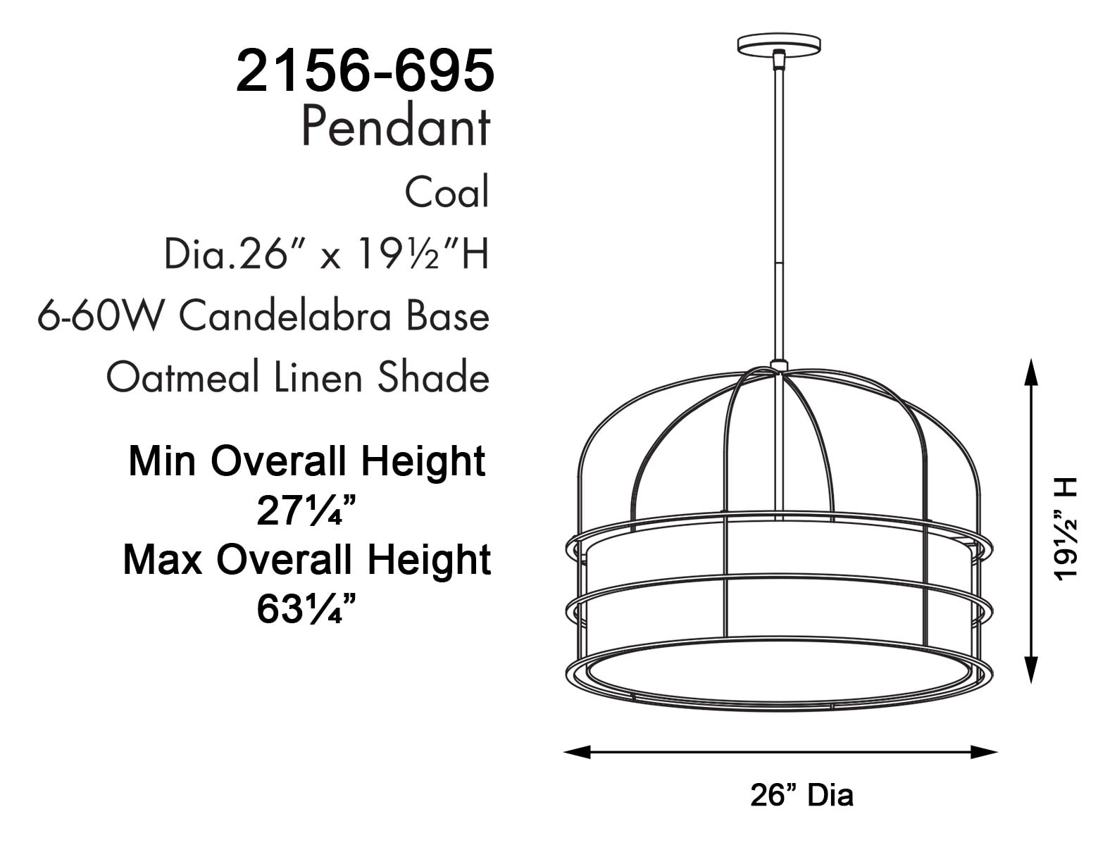 Minka Lavery 2156-695 Pendant-Lights - View #4