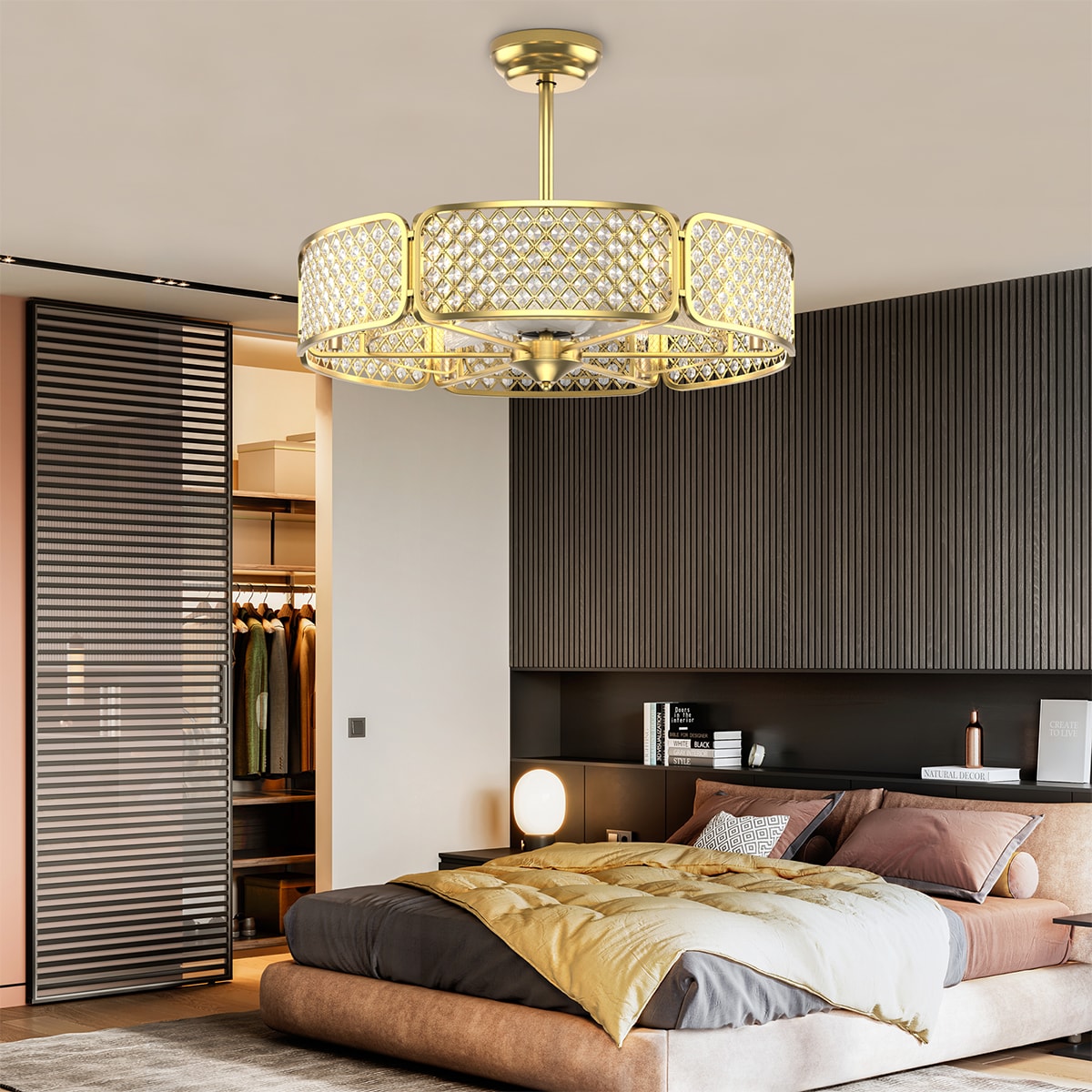 WELLFOR DFJ10067US-GD Ceiling-Fans - View #11