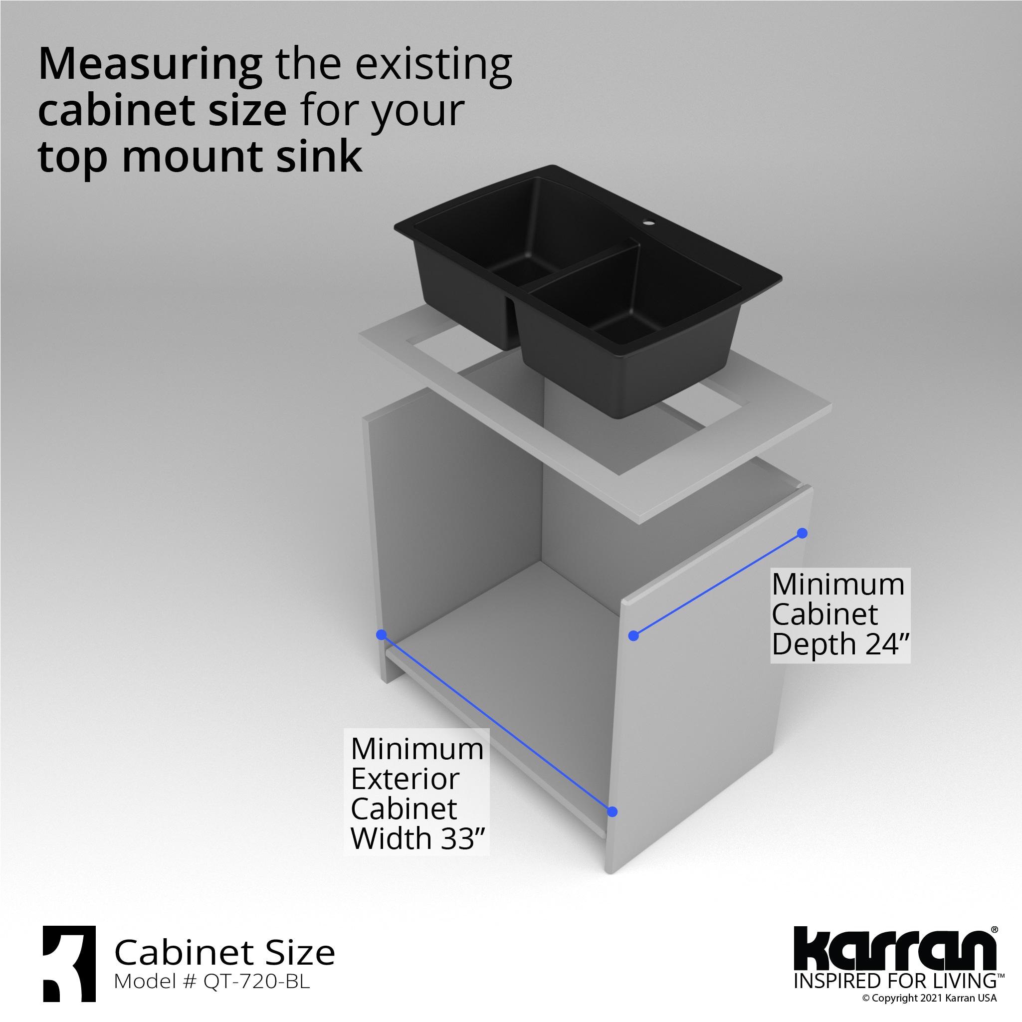 Karran QT-720-BL-PK1 Kitchen-Sinks - View #11