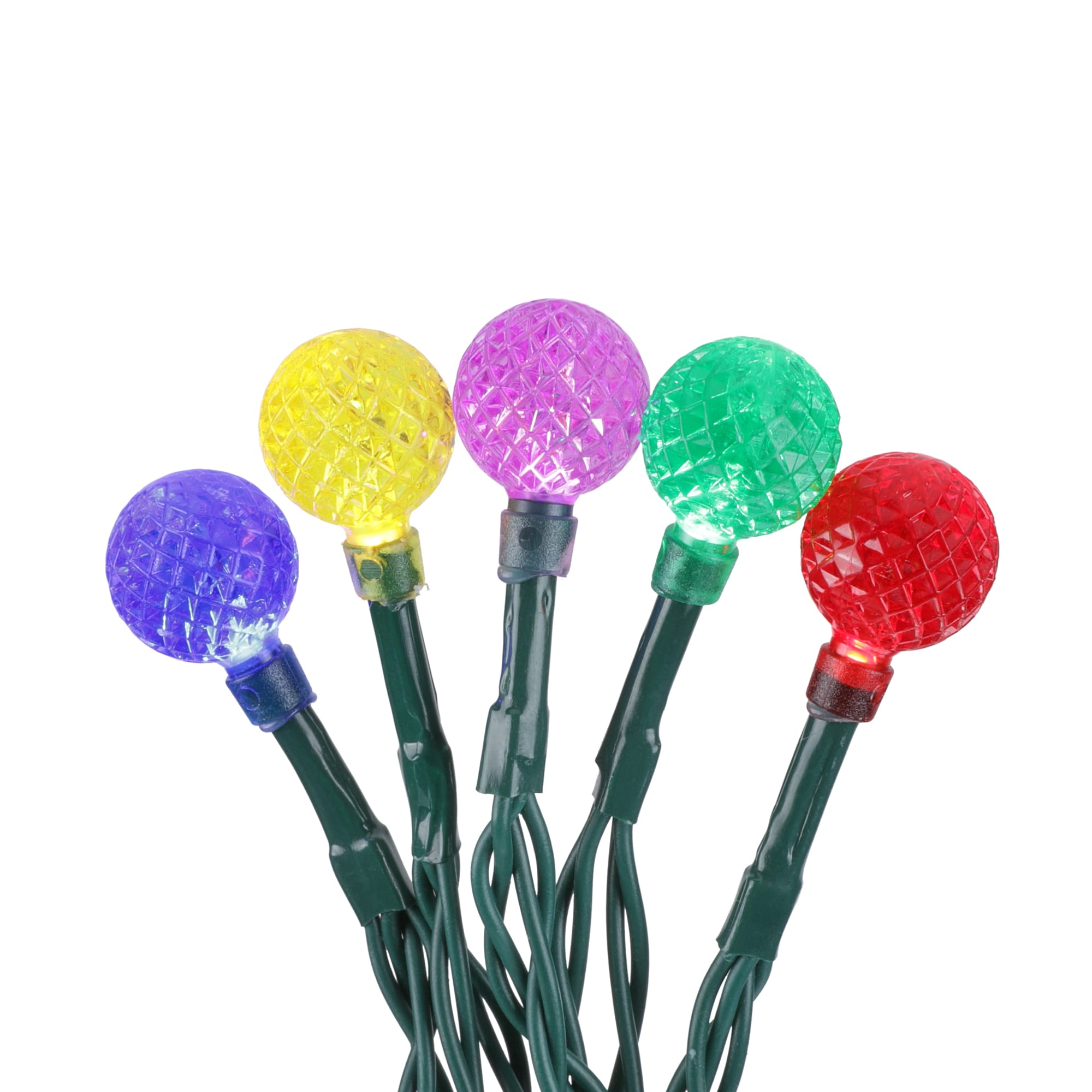 Holiday Living 35-Count 11.66-ft Multicolor LED Battery-operated