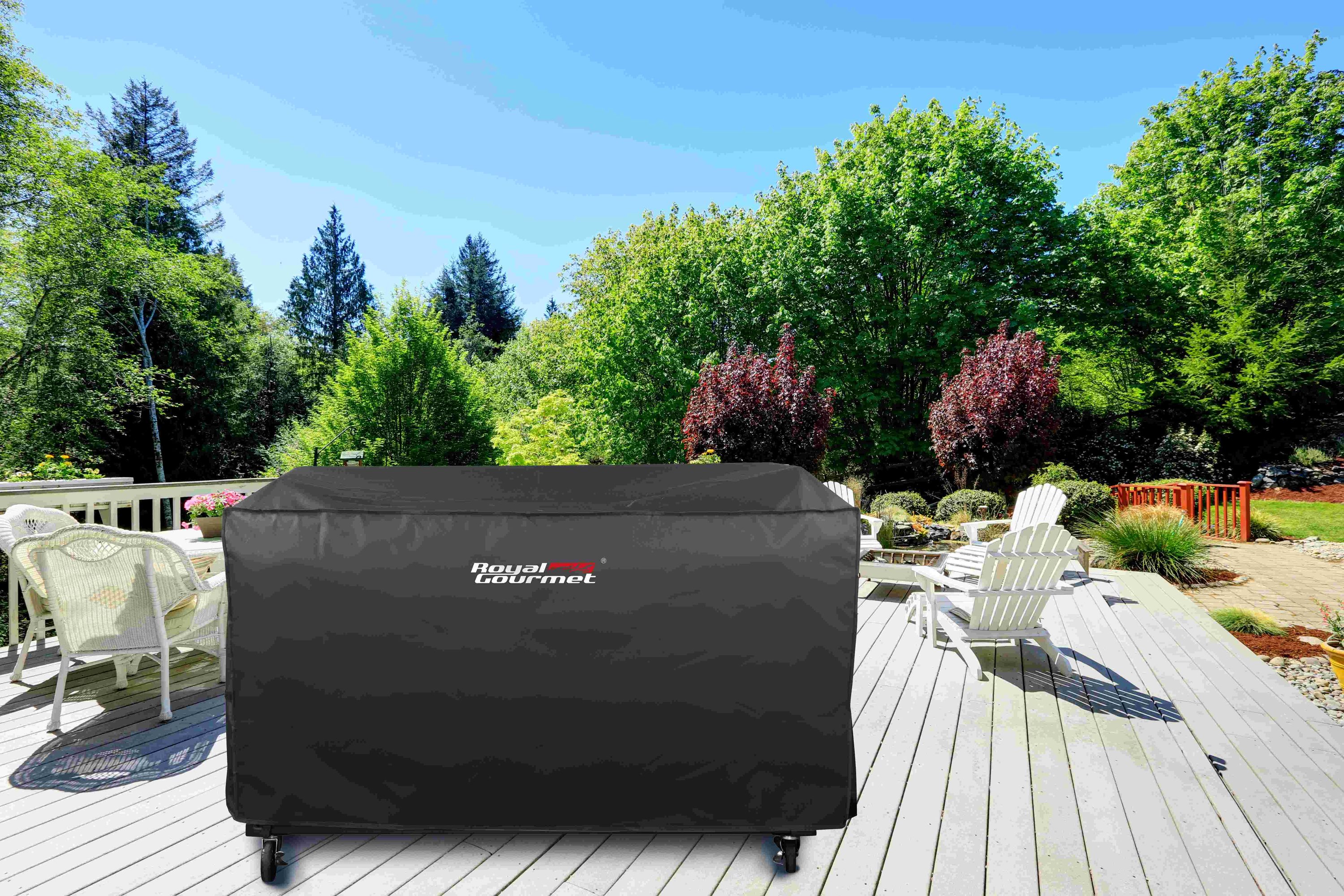 Royal 60-in W x 31.5-in H Black Gas Grill Cover in the Grill Covers department at Lowes.com