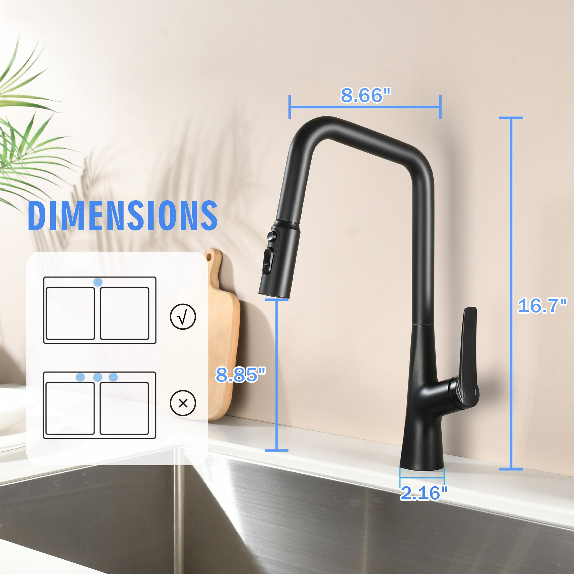 LUXEYARD DS-J-P359736-W1217 Kitchen-Faucets - View #8