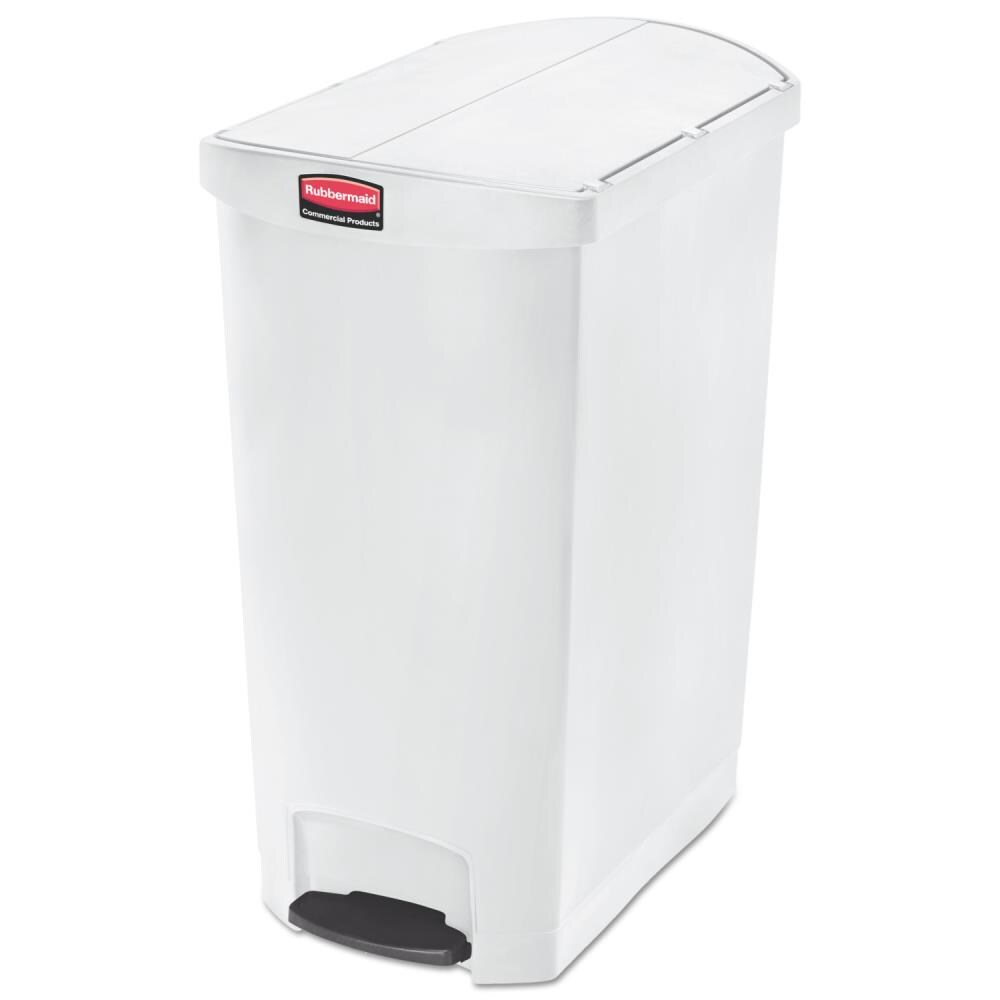 Rubbermaid Commercial Products 24-Gallons White Plastic Touchless