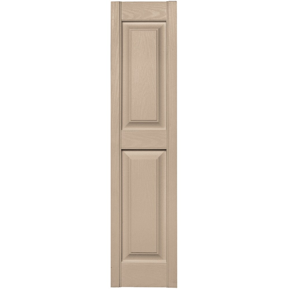 Vantage V4711251023 12-in W x 50.875-in H Wicker Exterior Shutters