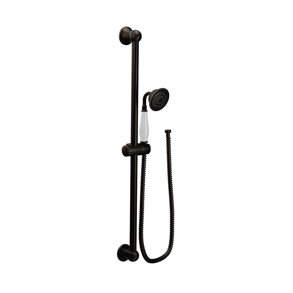 Moen S12107EPORB Weymouth 1.0 -Settings Oil rubbed bronze Round Handheld Shower Head 1.75 GPM