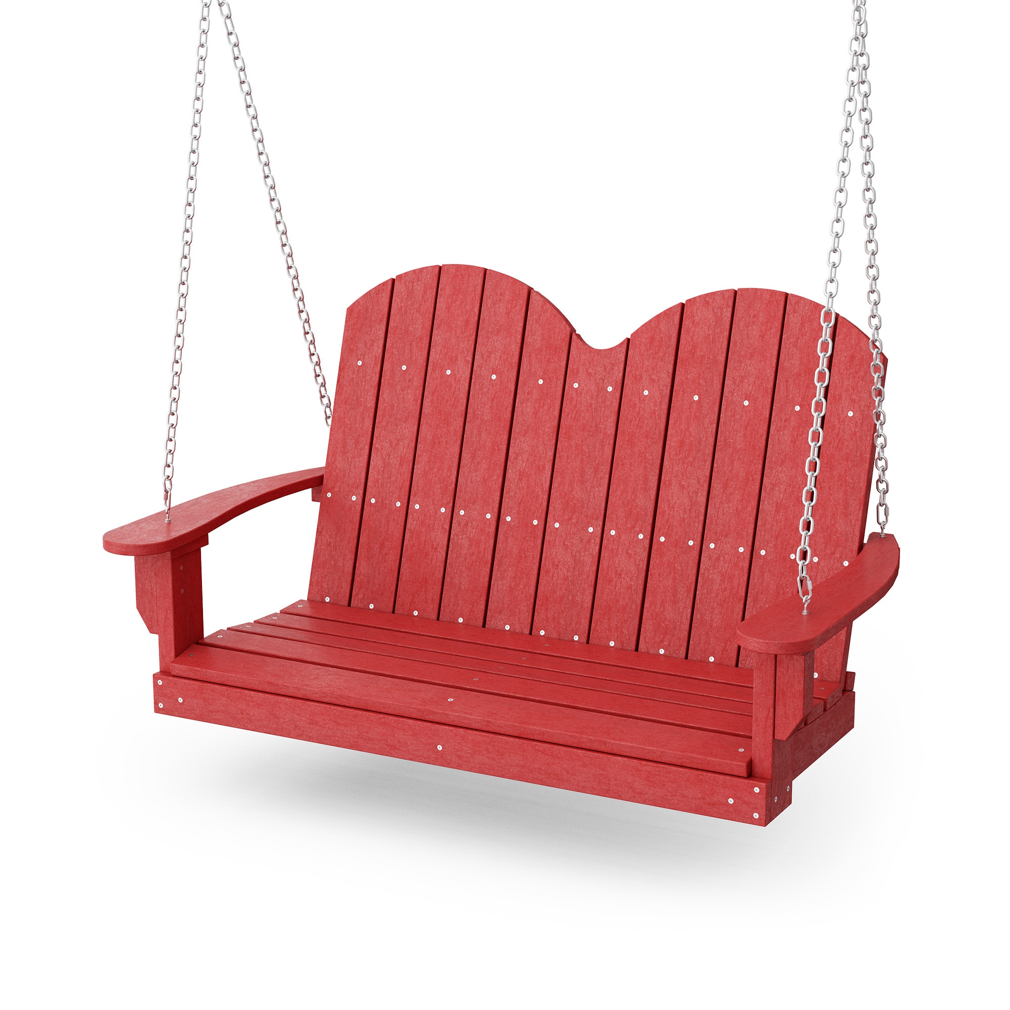 Wildridge LCC-203-CR Classic Savannah 2 -person Cardinal Red Plastic Outdoor Swing