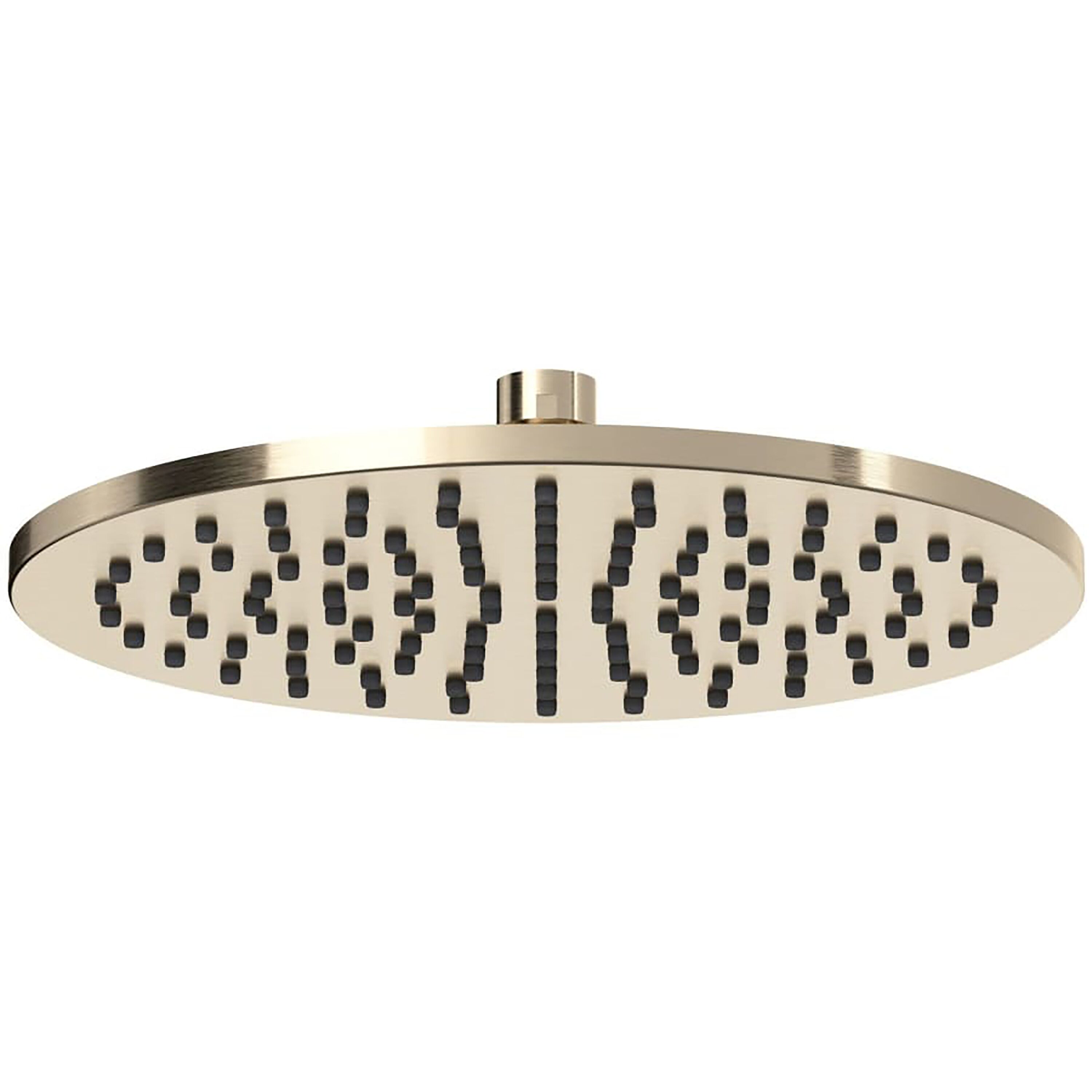 Rohl 100126RS1STN Tenerife 1.0 -Spray Satin Nickel 10.63-in Round Fixed Rain Shower Head 1.8 GPM