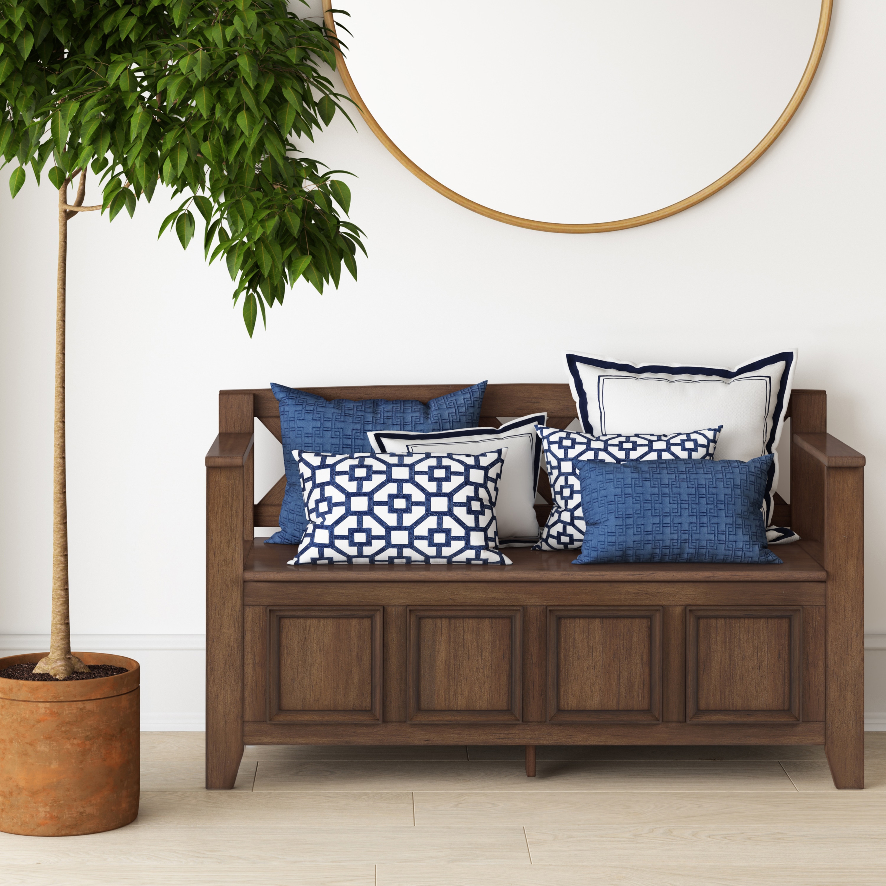 Simpli Home AXCAMH13-RNAB bench - View #7