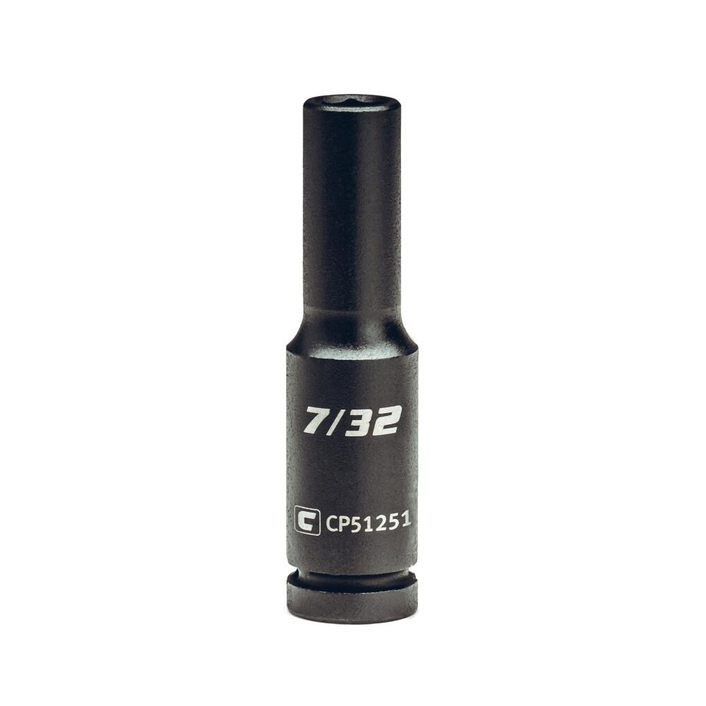 Capri Tools CP51251 Standard (SAE) 1/4-in Drive 7/32-in 6-point Impact Socket Individual